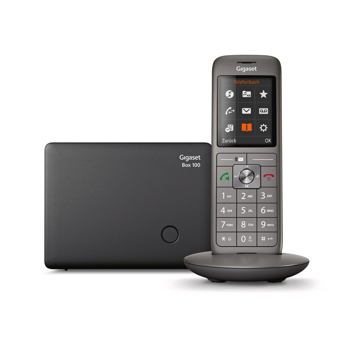 Gigaset CL660 Schnurloses DECT-Telefon (Mobilteile: 1, TFT Farbdisplay)