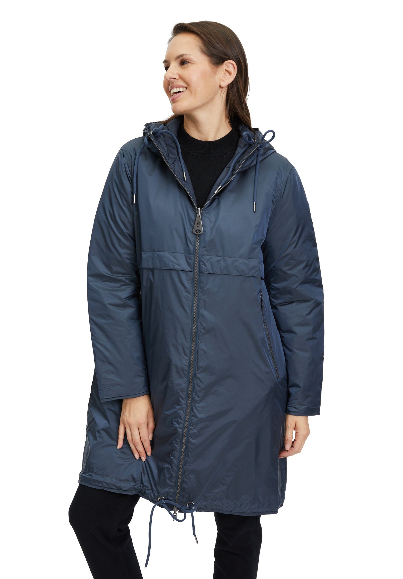 Barclay Materialmix mit India Steppjacke Kapuze Betty Ink