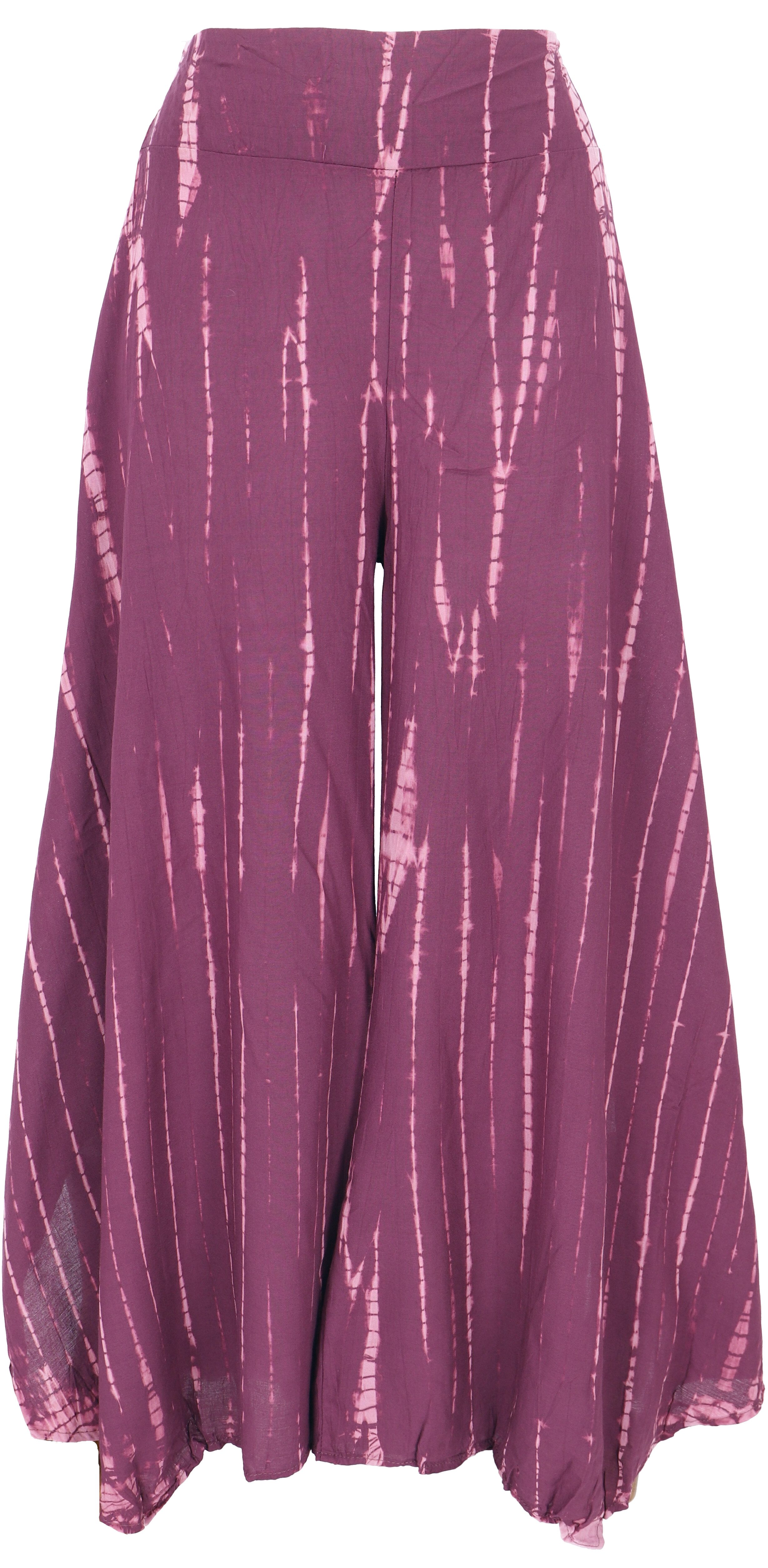 Guru-Shop Relaxhose Palazzohose, offene Boho Sommerhose, günstig online kaufen