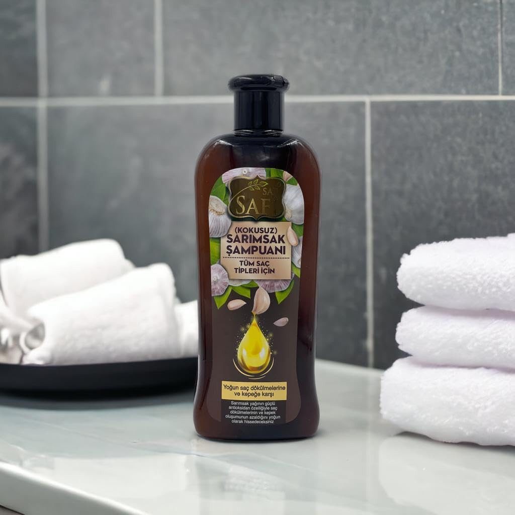 Saf Safi Haarshampoo Saf Safi - Natural Haar Shampoo Knoblauch & Lorbeer 500ml, Packung