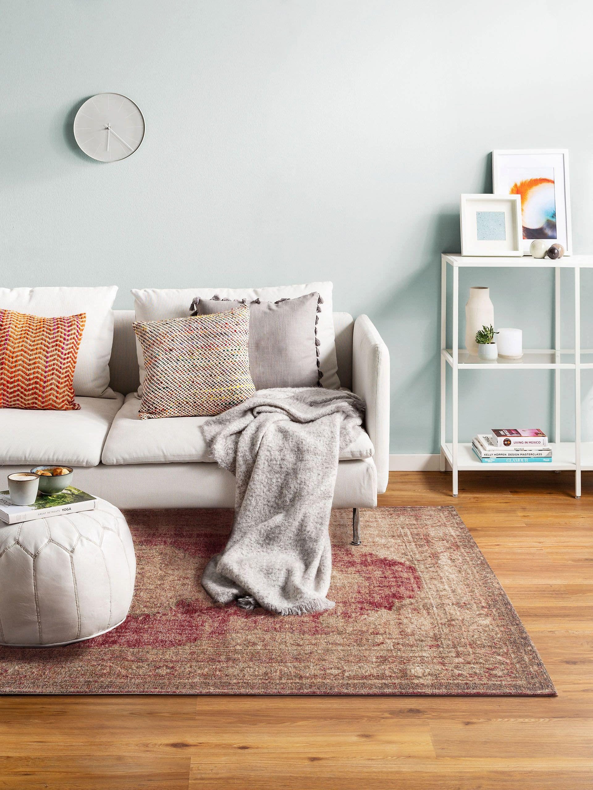 benuta Teppich Stay, rechteckig, Höhe: 5 mm, Kunstfaser, Berber, Ethno-Style, Wohnzimmer