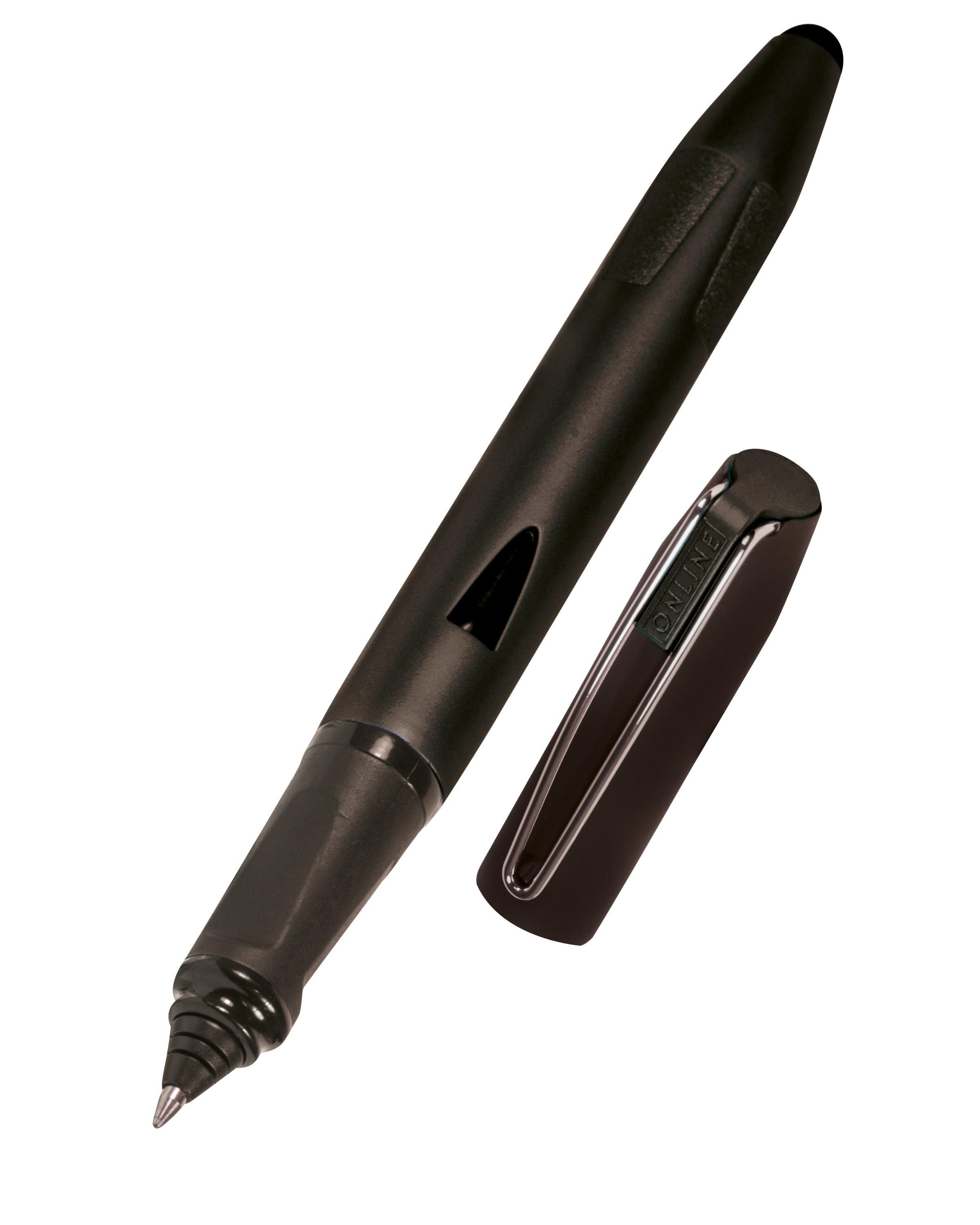 Online Pen Tintenroller für Schule, Plus, Switch die mit Stylus-Tip Schwarz ergonomisch, ideal