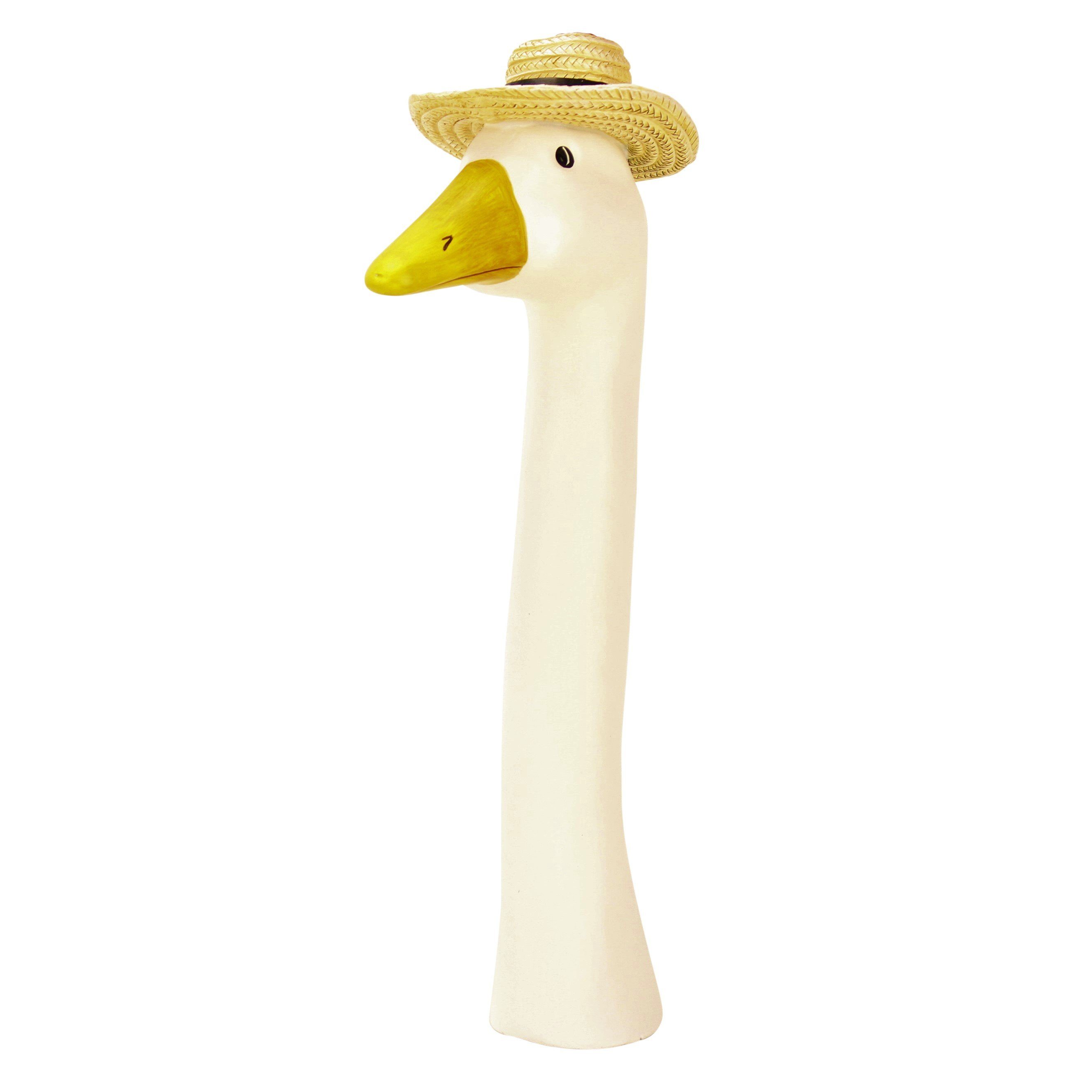 Online-Fuchs Gartenfigur Gänsehals Gartenstecker Gans - lustige Deko Garten günstig online kaufen