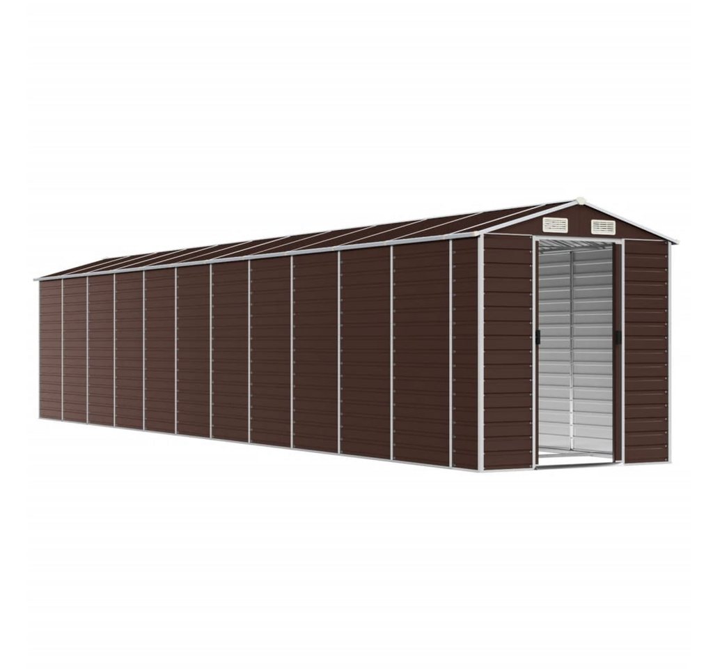 Thumbnail - vidaXL Gartenhaus Gerätehaus Braun 191x980x198 cm Verzinkter Stahl