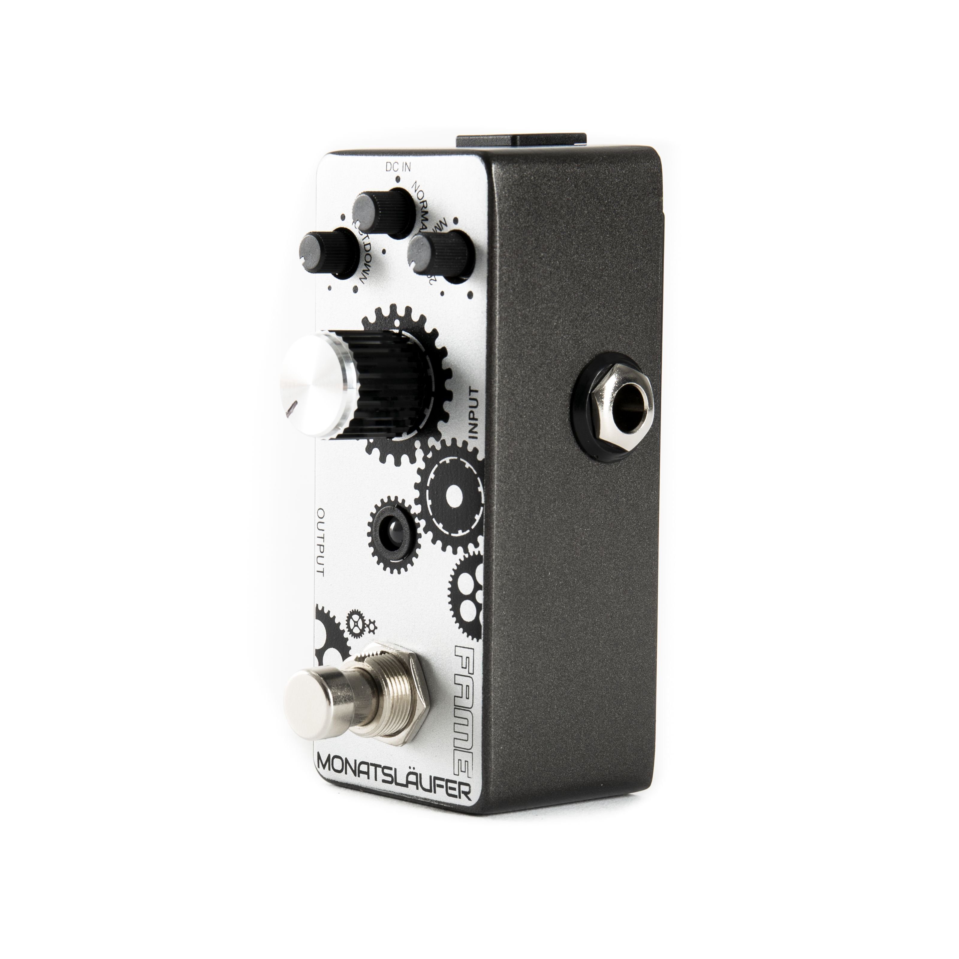 FAME Musikinstrumentenpedal, (Octaver Effektgerät für Gitarren Breites Klangspektrum Monophones Tracking True-Bypass-Fußschalter Kompaktes Metallgehäuse Geeignet für E-Gitarre Betrieb mit optionalem Netzteil, Effekte, Modulationseffekte), Octaver, Effektgerät für Gitarren, Monophones Tracking