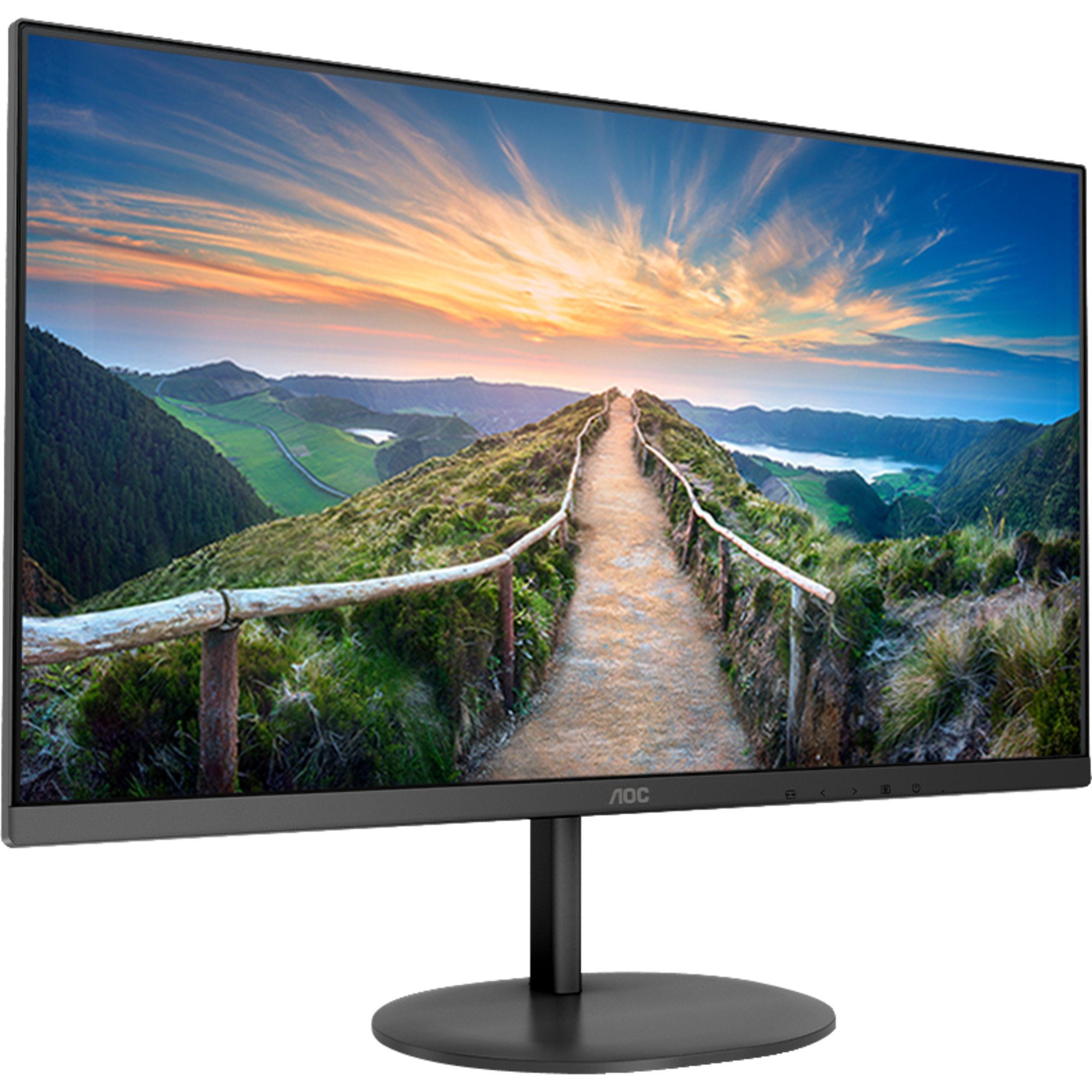 AOC Q24V4EA, LED-Monitor, (QHD, 75 Hz, IPS) TFT-Monitor