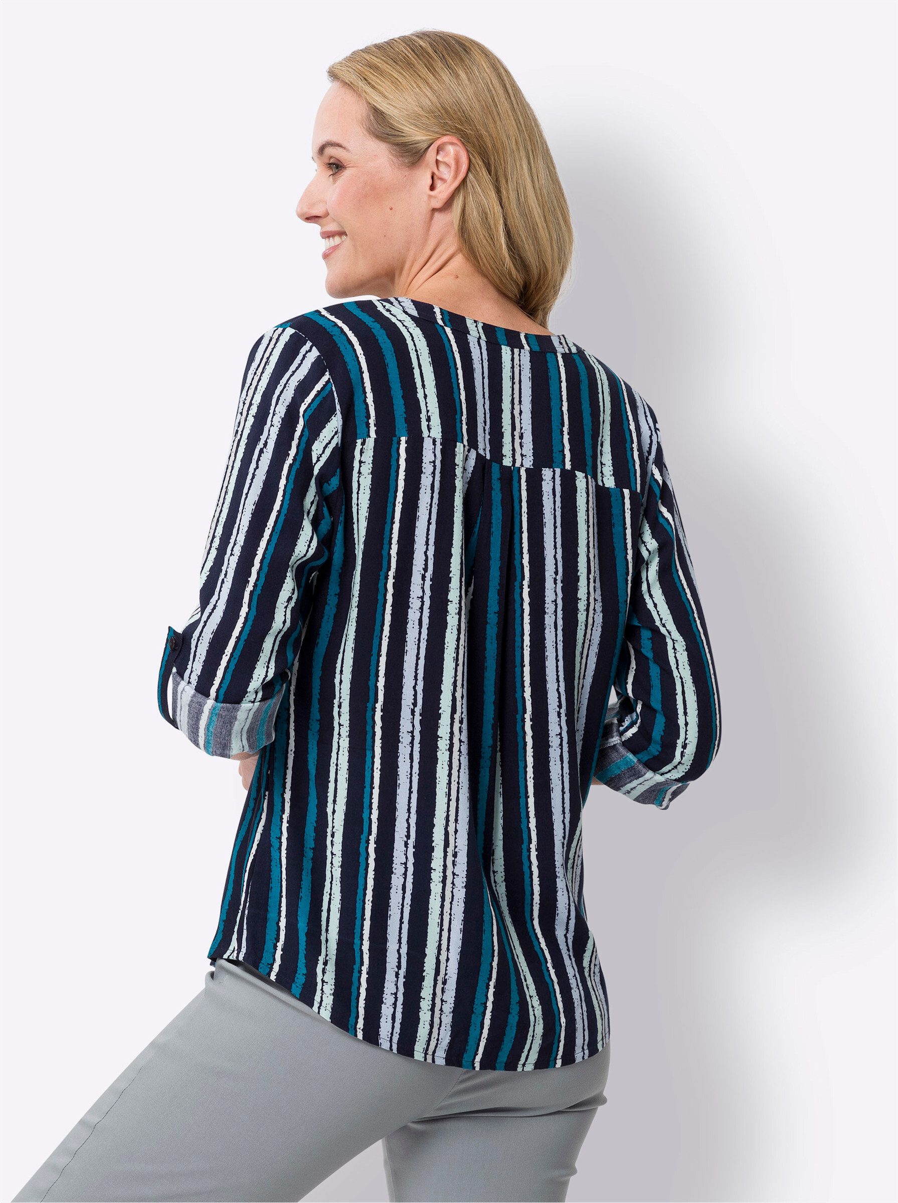 Sieh an! Klassische Bluse Schlupfbluse günstig online kaufen