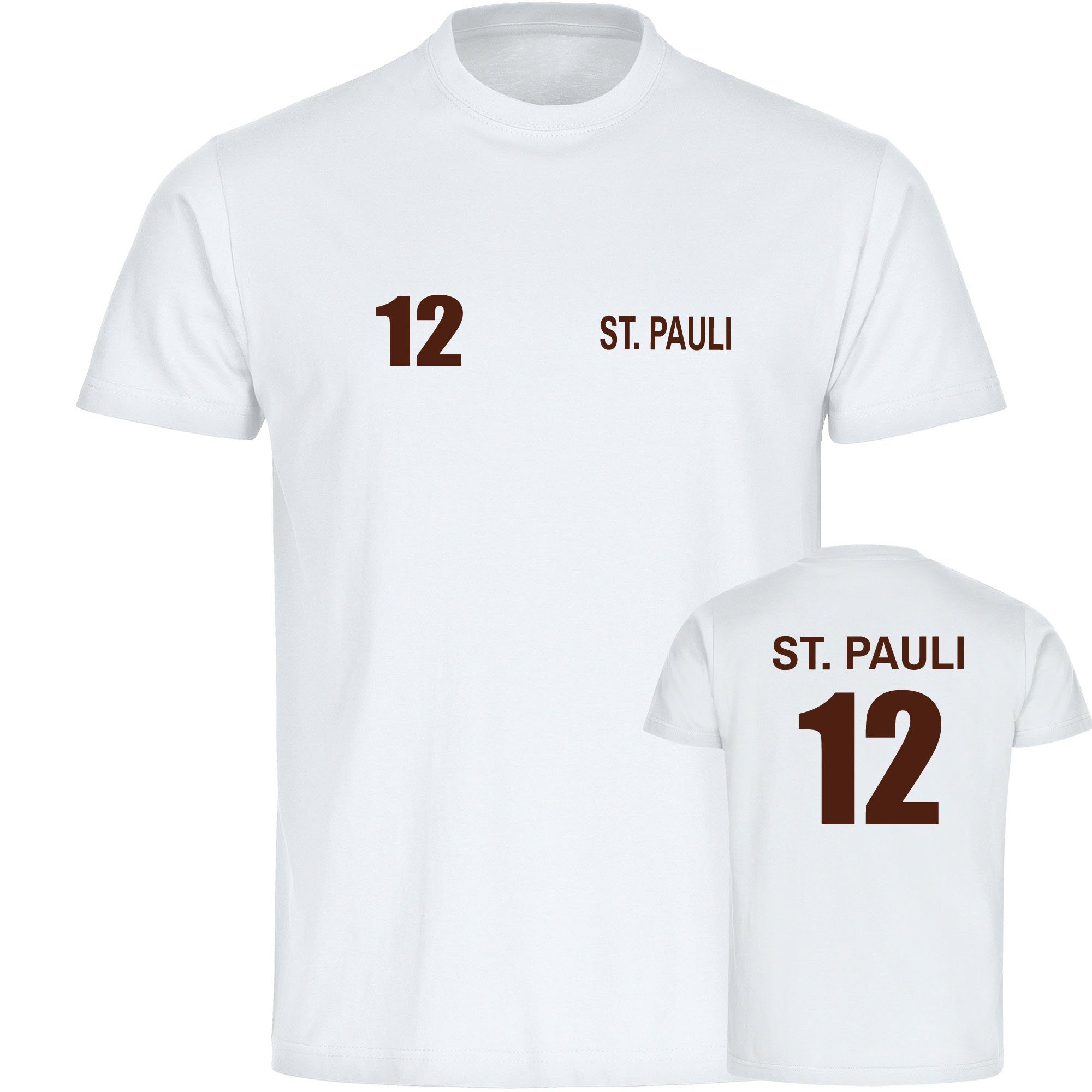 T-Shirt Herren St. Pauli - Trikot Nummer 12 - Männer