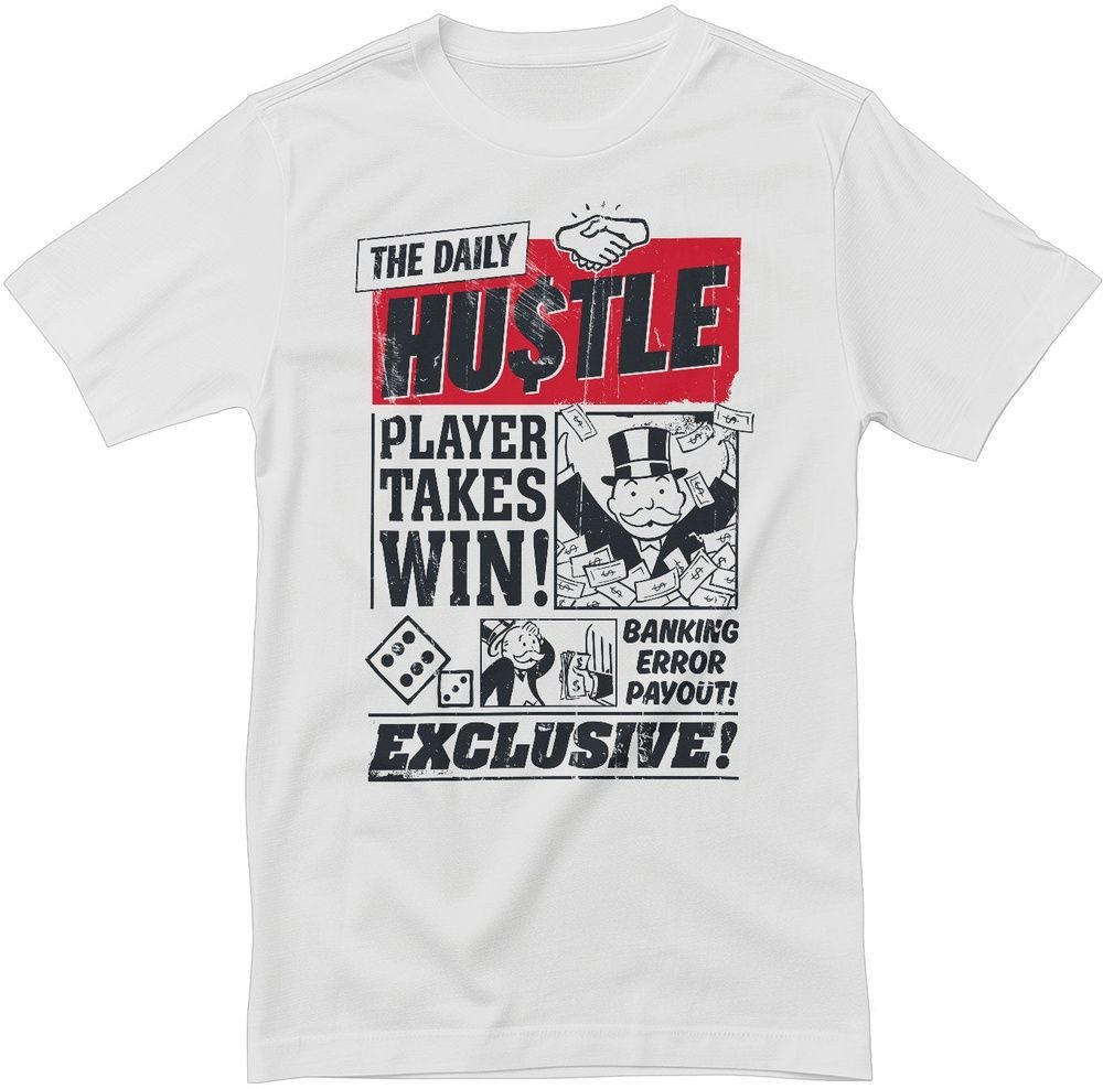 Monopoly T-Shirt Monopoly The Daily Hustle T-Shirt