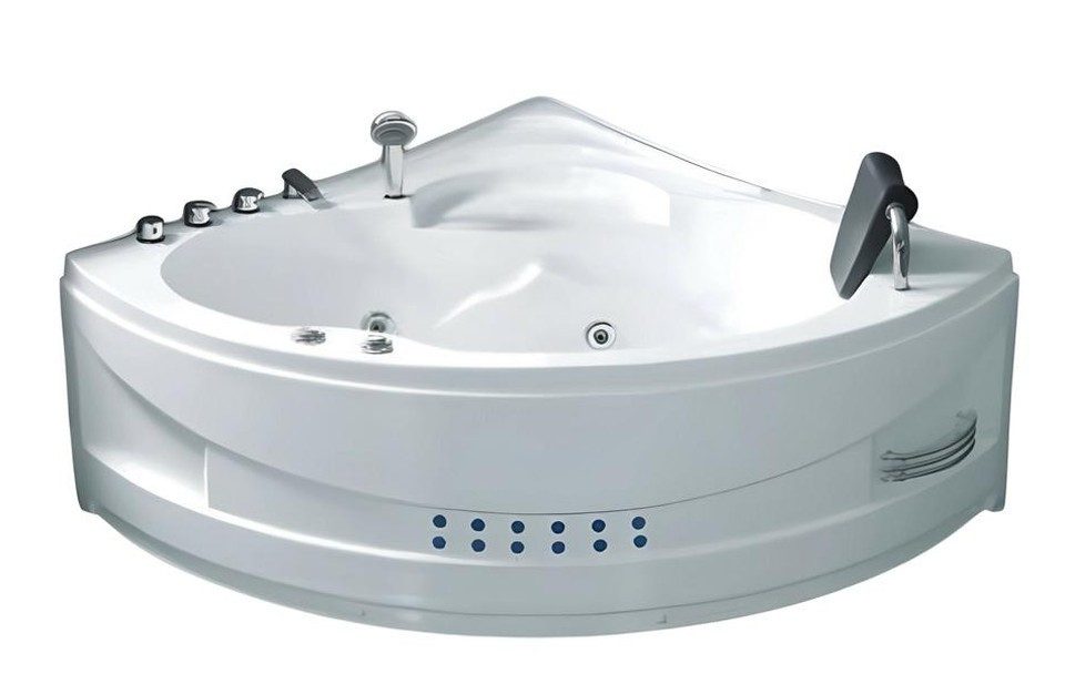 Xlmoebel Whirlpool-Badewanne Whirlpool Blubberbad Hydromassagewanne in Weiß aus Acryl, Made in Europa