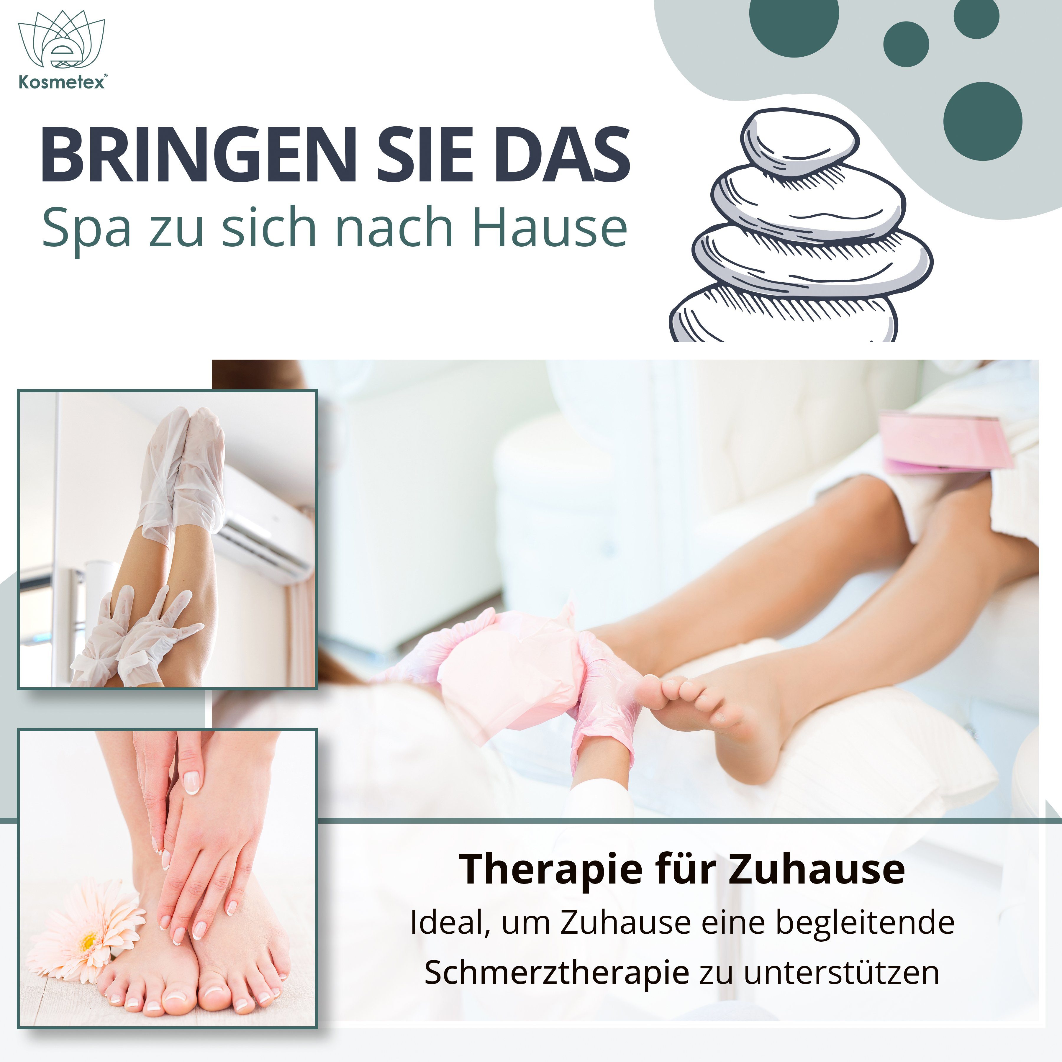 Parfümfrei, Paraffinbad x 2 500ml Kosmetex Kosmetex Paraffinwachs Therapie Paraffinwachs,