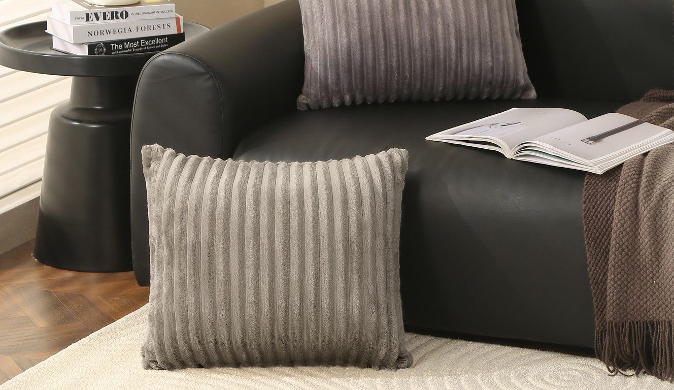 OTTO home Kissenhülle Milara, (1 Stück), 280g/m², kuschelweich, Cordoptik, pflegeleicht – Bild 4 von 4