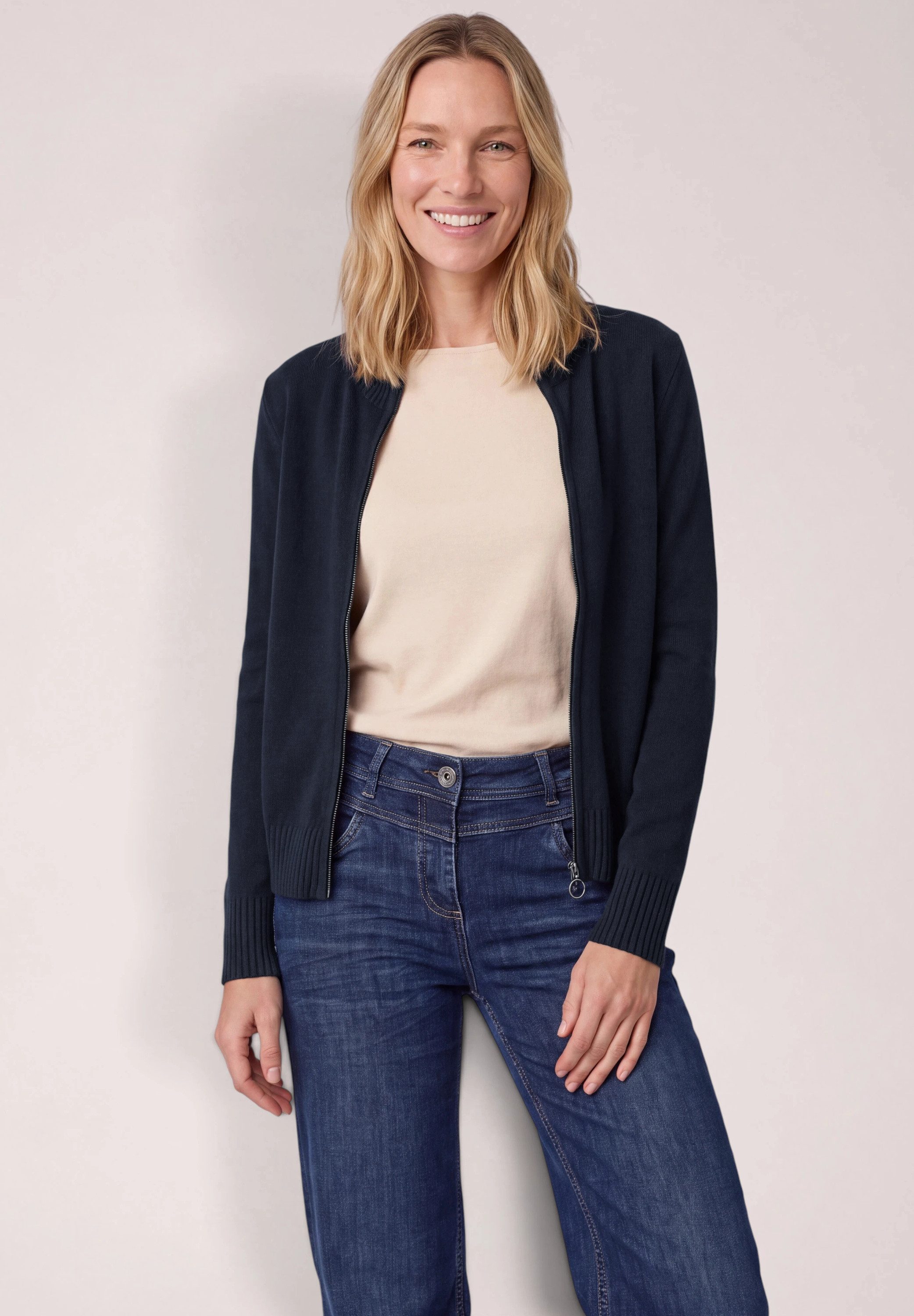 CECIL Cardigan aus Feinstrick
