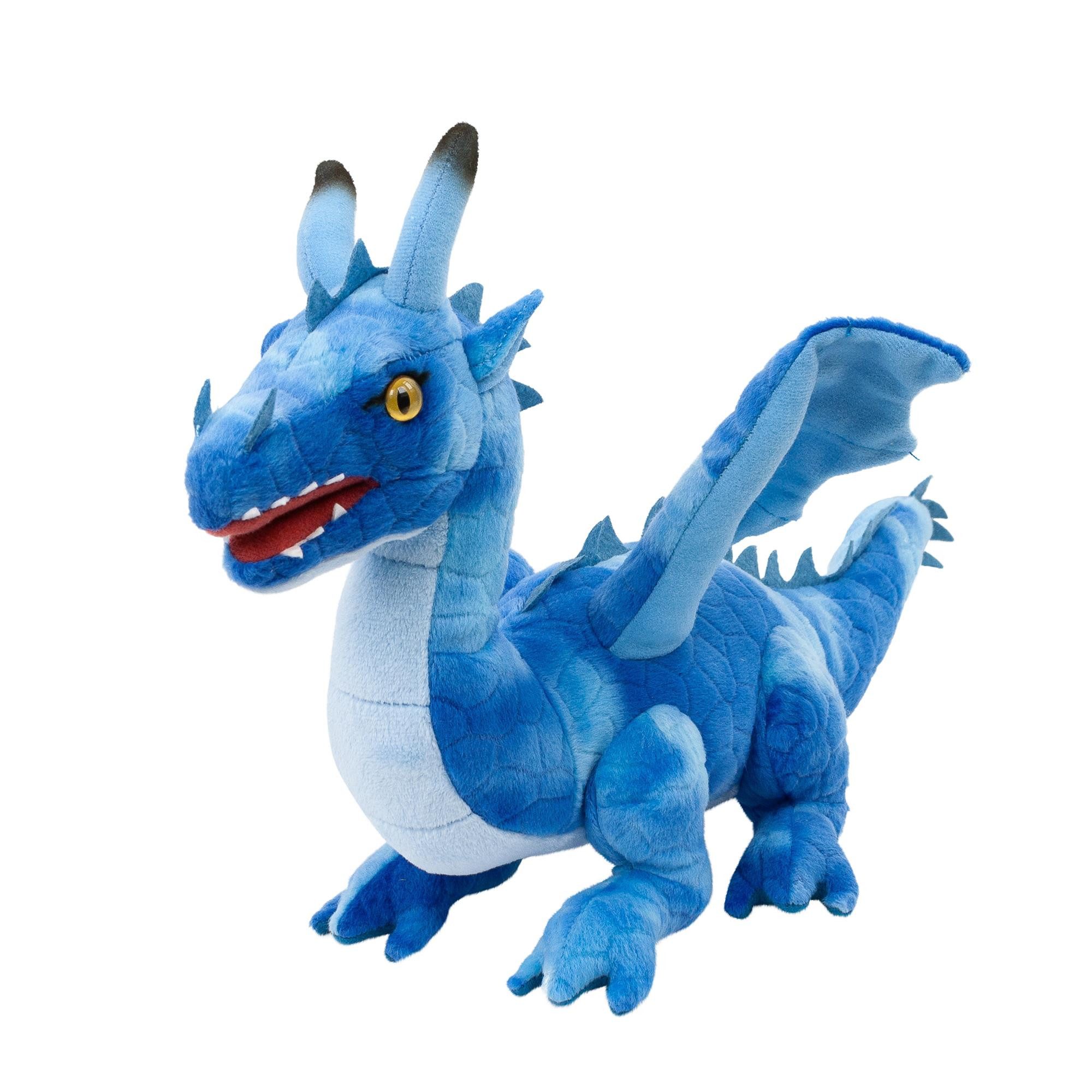 Teddys Rothenburg Kuscheltier Drache blau 40 cm Plüschtier
