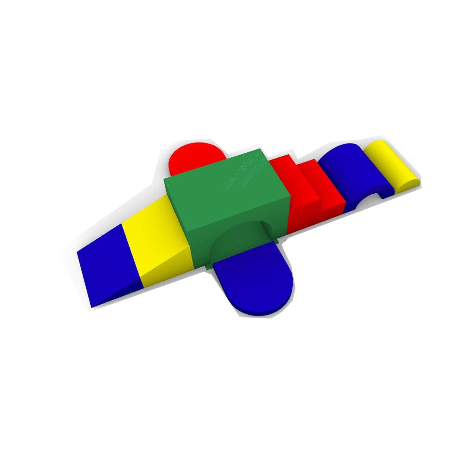 COSTWAY Spielbausteine, (7 St), Softbausteine, Großbausteine XXL für Baby