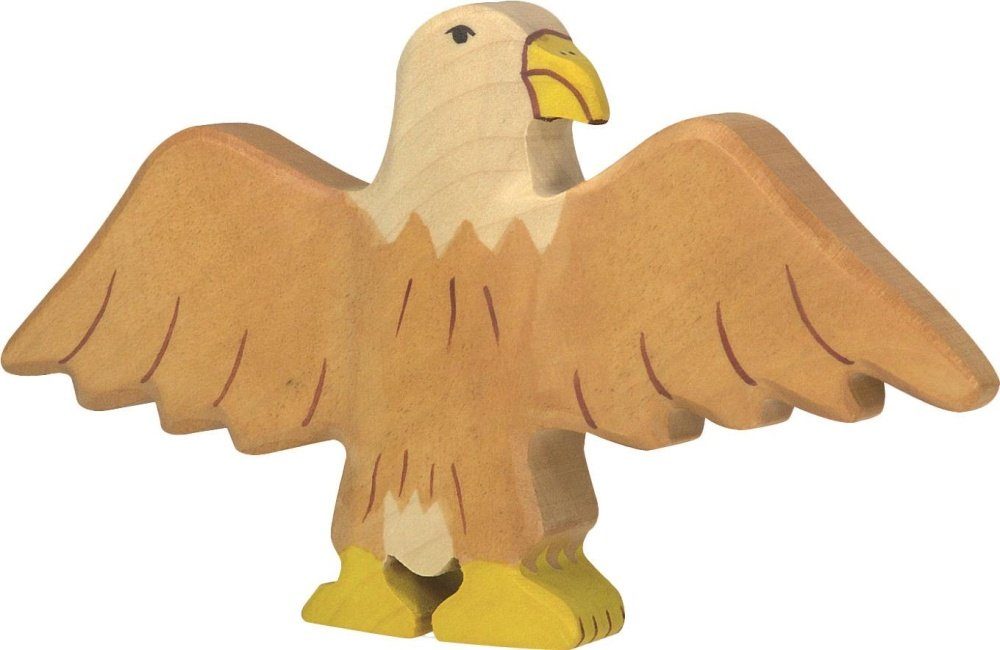 Holztiger Tierfigur HOLZTIGER Adler aus Holz | Tierfiguren