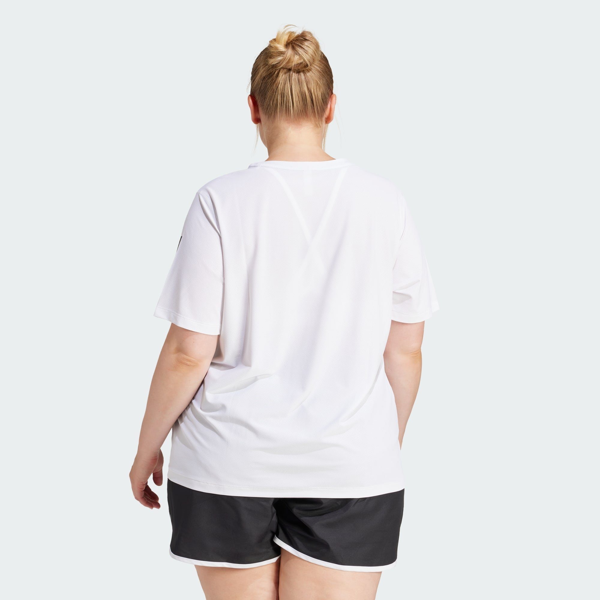 GROSSE adidas THE Performance GRÖSSEN OWN RUN T-SHIRT – White Laufshirt