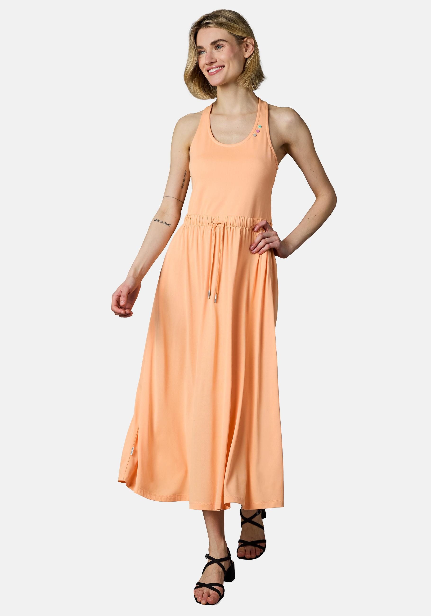 Ragwear Shirtkleid Mauglia YOUMODO Sommerkleid mit Trägern und Taillenzugband