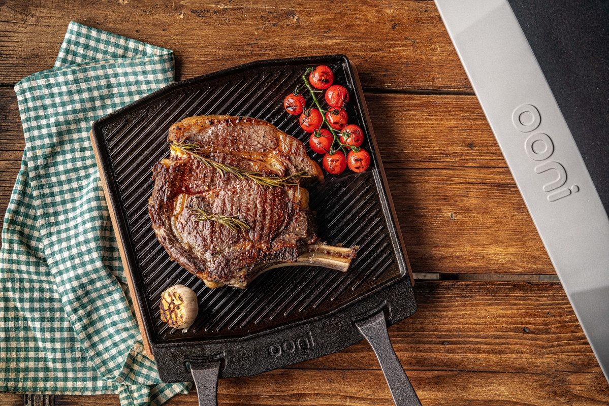 Ooni Pizzaofen Ooni doppelseitige Grillpfanne