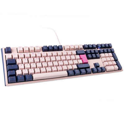 Ducky One 3 Fuji Gaming-Tastatur (MX-Blue, DE-Layout QWERTZ, Pink / Blau)