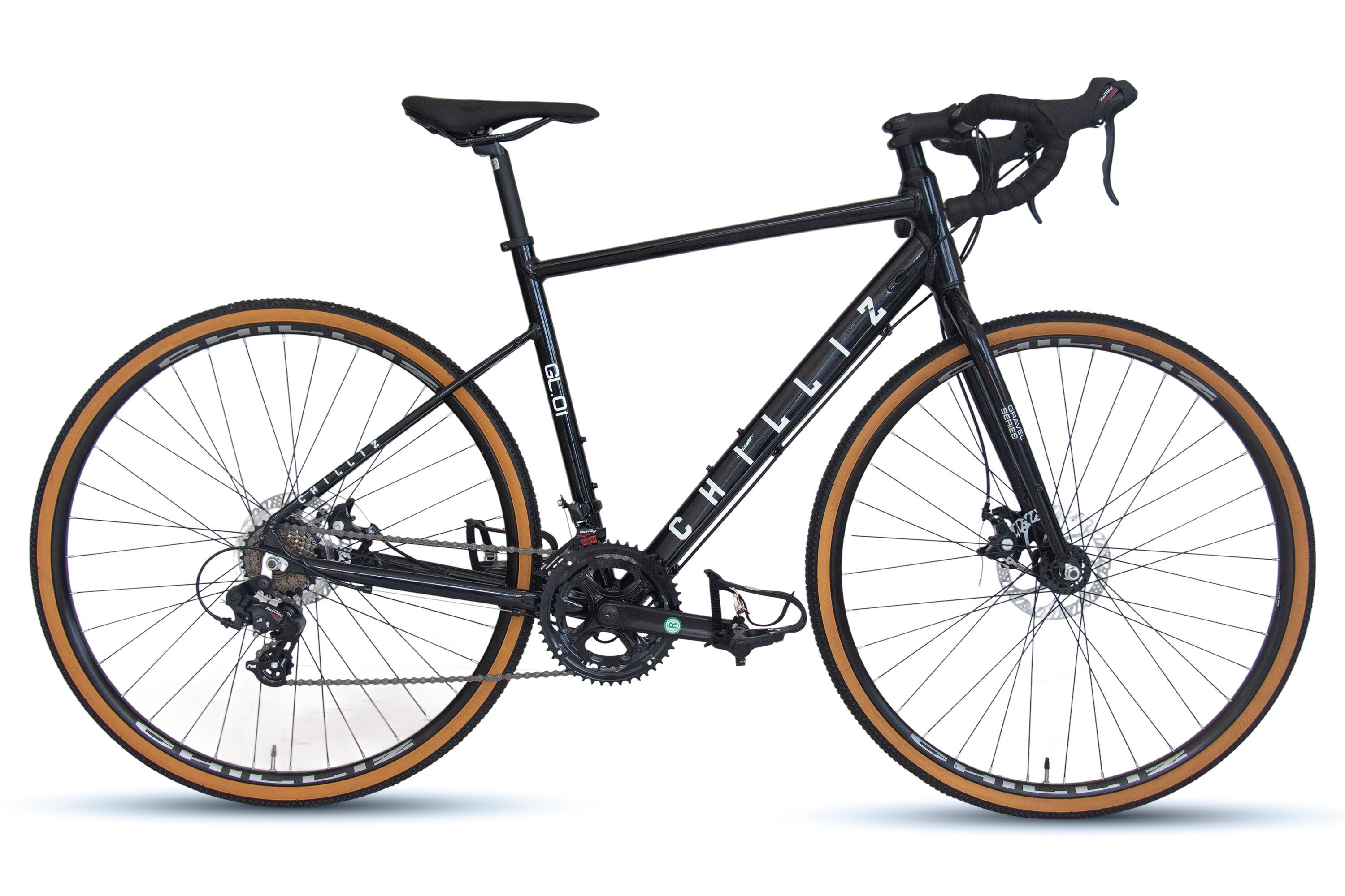 CHILLIZ Gravelbike GL.01, 14 Gang Shimano Tourney Schaltwerk, Kettenschaltung