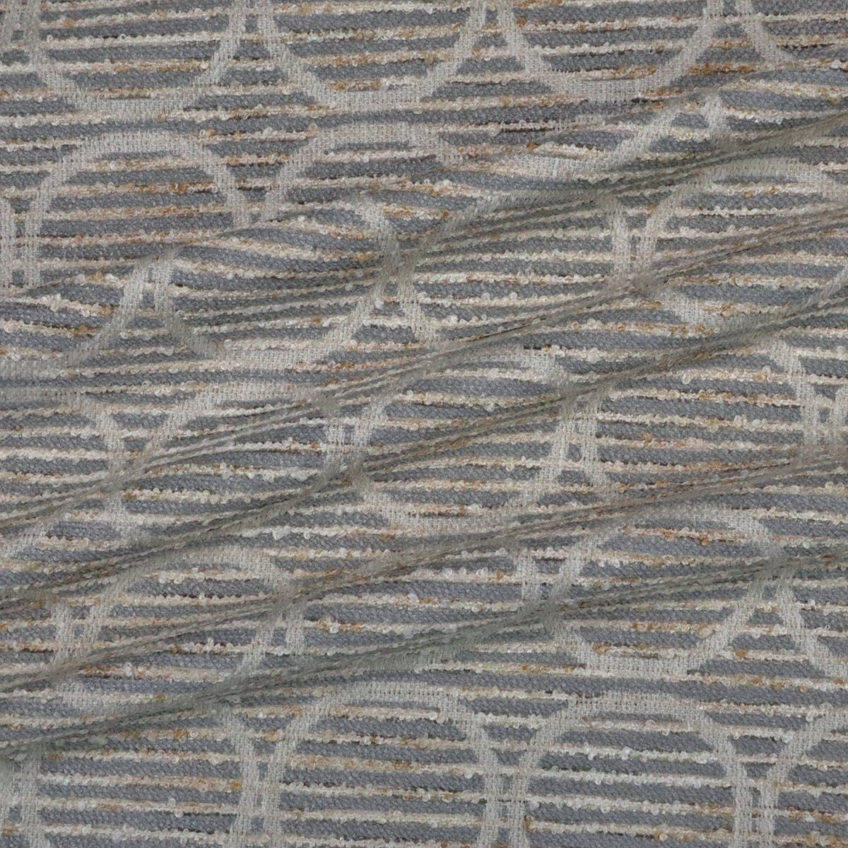 Thumbnail - Stofferia Stoff Polsterstoff Jacquard Kreis Crestone Natur, Breite 139 cm, Meterware