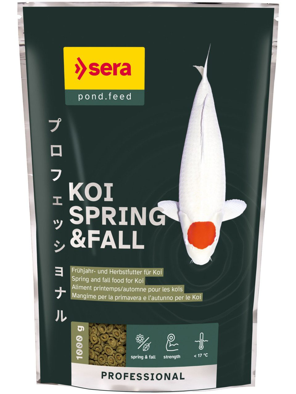 Sera Sera Koifutter Professional Spring & Fall 1 kg, für: Fische