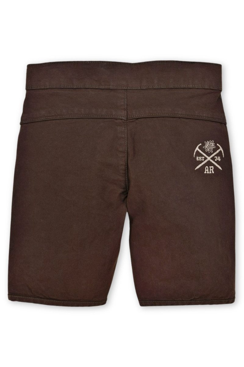 BONDI Lederhose Trachtenjeans Kinder - HIRSCH - braun