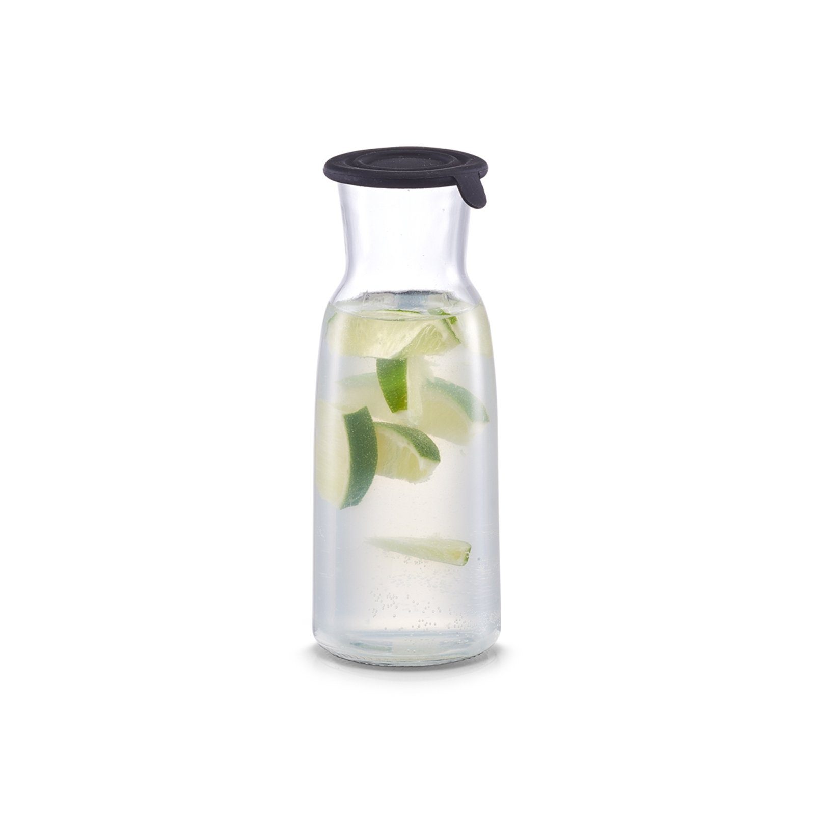 Karaffe Glaskaraffe mit Silikondeckel 700 ml