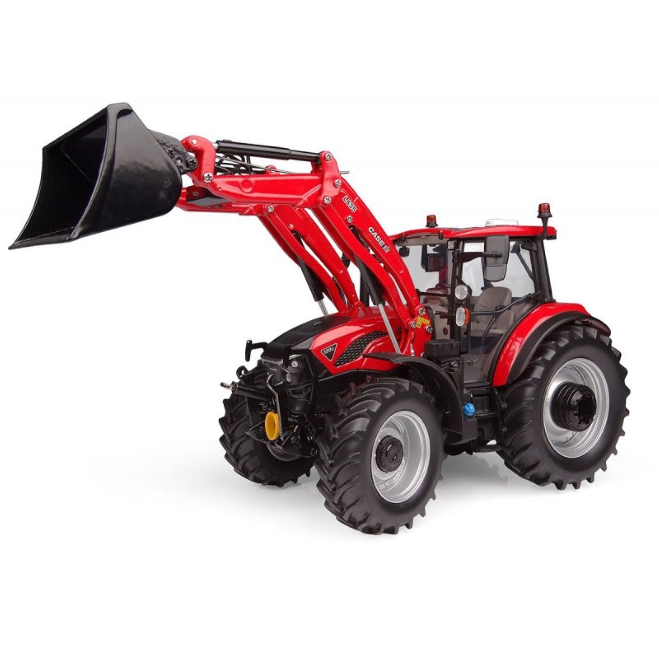 Universal Hobbies Modelltraktor Universal Hobbies Case IH Farmall 120C mit L635 Frontlader, 6822, Maßstab 1:32