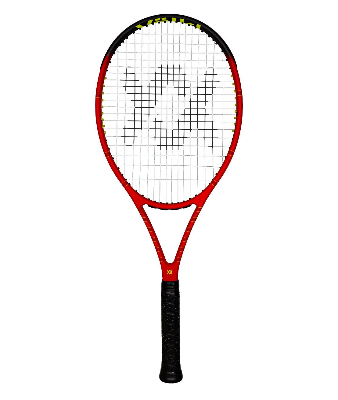 Tennisschläger Vöstra V8 100in/315g/Turnier 2024 rot - unbesaitet