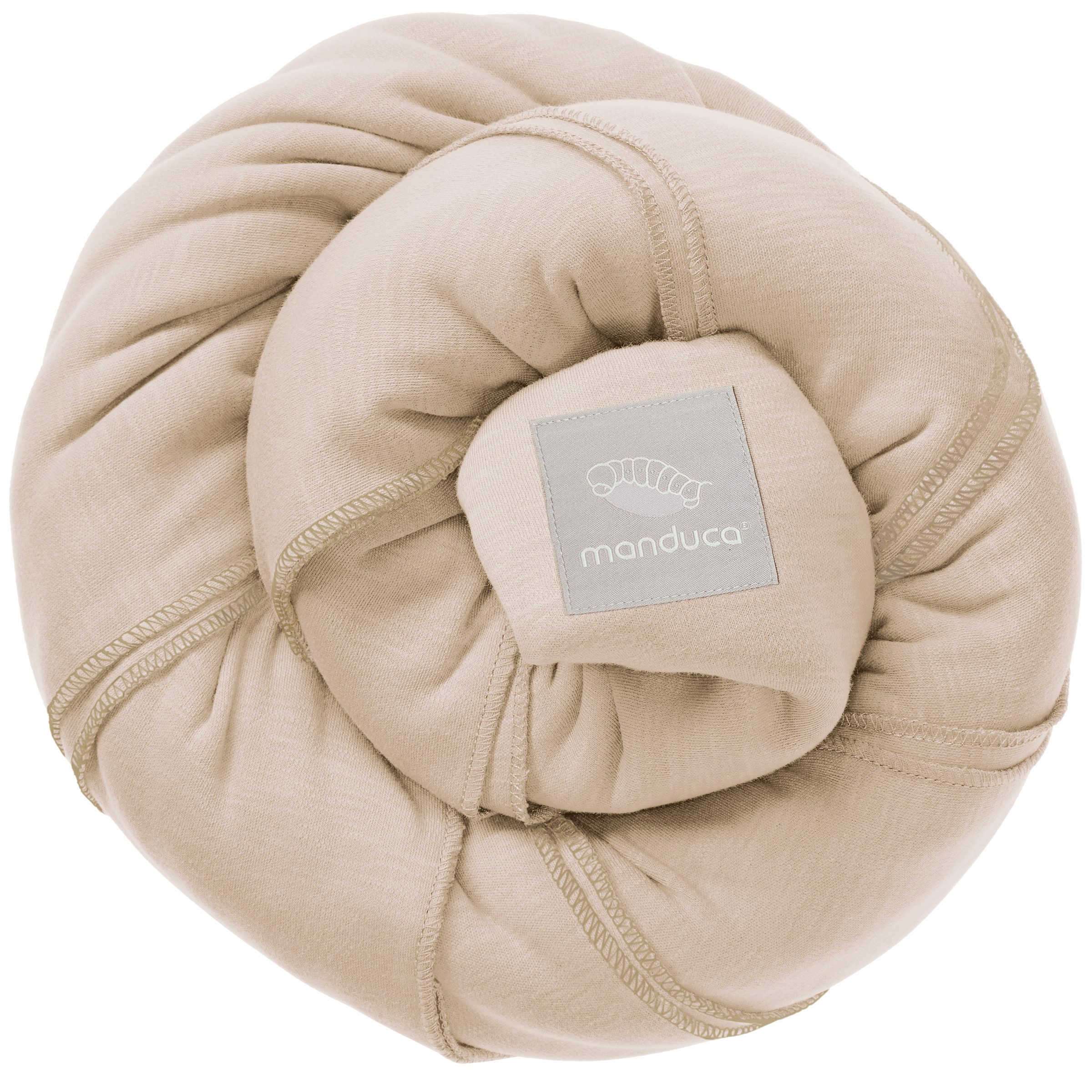 manduca Babytrage manduca Sling - Babytragetuch - Elastische Babytrage, Unterstützt die natürliche M-Position beim Baby.