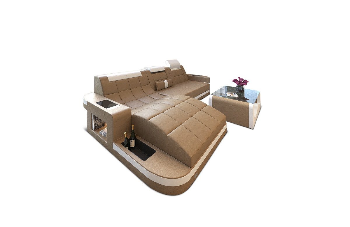 Sofa Dreams Ecksofa Sofa Leder Ledercouch günstig online kaufen