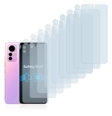 Savvies Schutzfolie für Xiaomi 12 Lite (Display+Kamera), Displayschutzfolie, 18 Stück, Folie klar