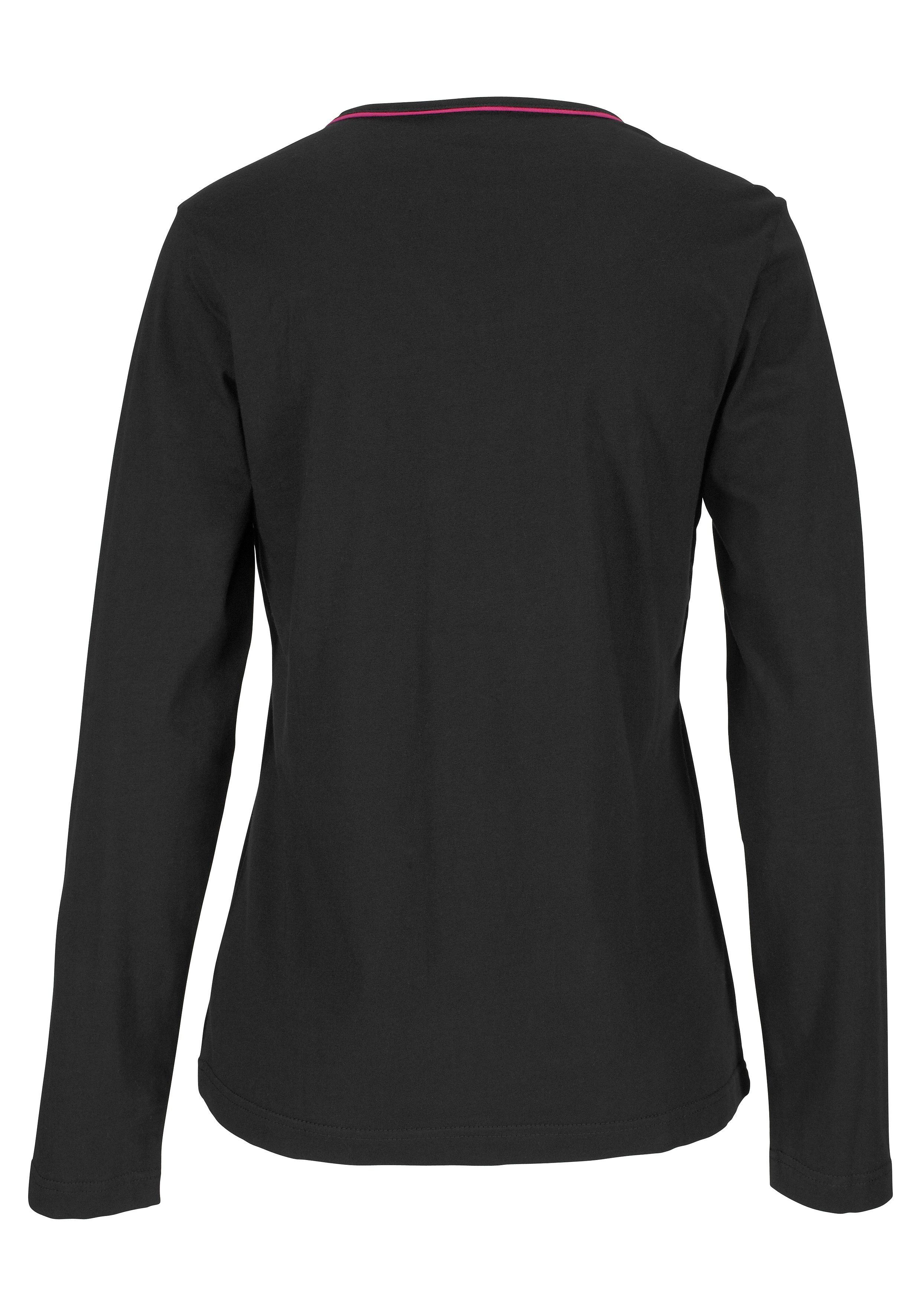 LASCANA Pyjama (2 tlg) mit kuscheliger günstig online kaufen