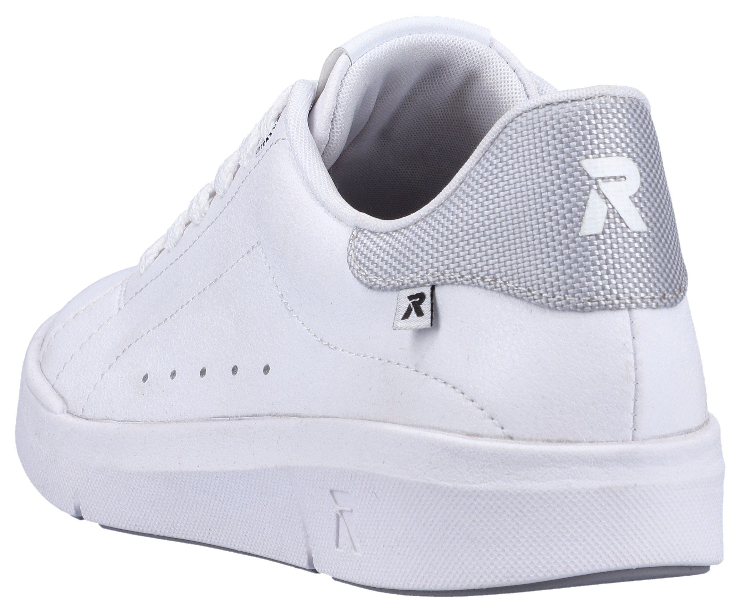 in EVOLUTION monochromer Optik weiß Sneaker Rieker