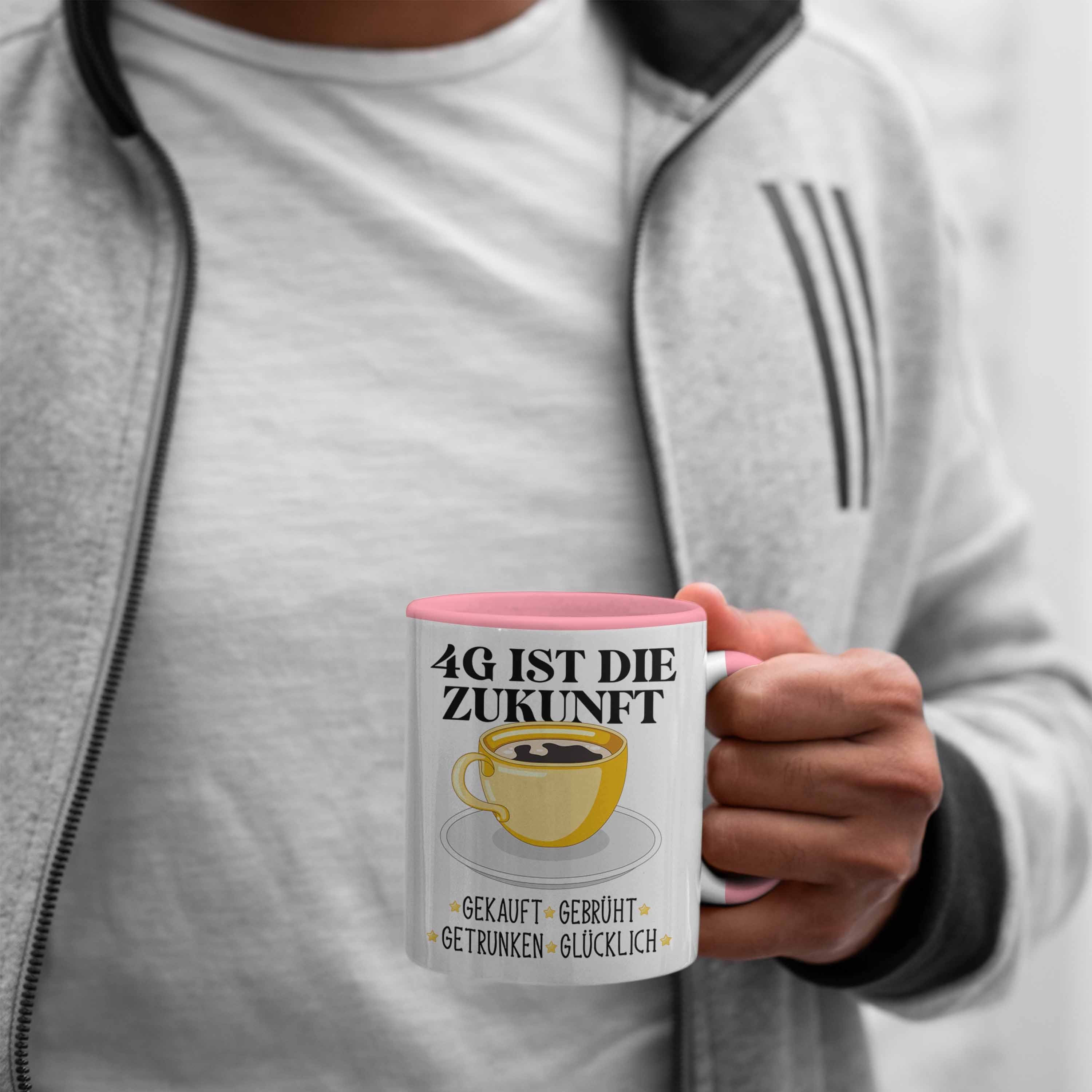 Trendation Glücklich Männer Rosa Tasse Tasse mit Gekauft Trendation Gebrüht Getrtunken für Tasse Lustige mit Frauen Kaffeeliebhaber - Spruch Spruch