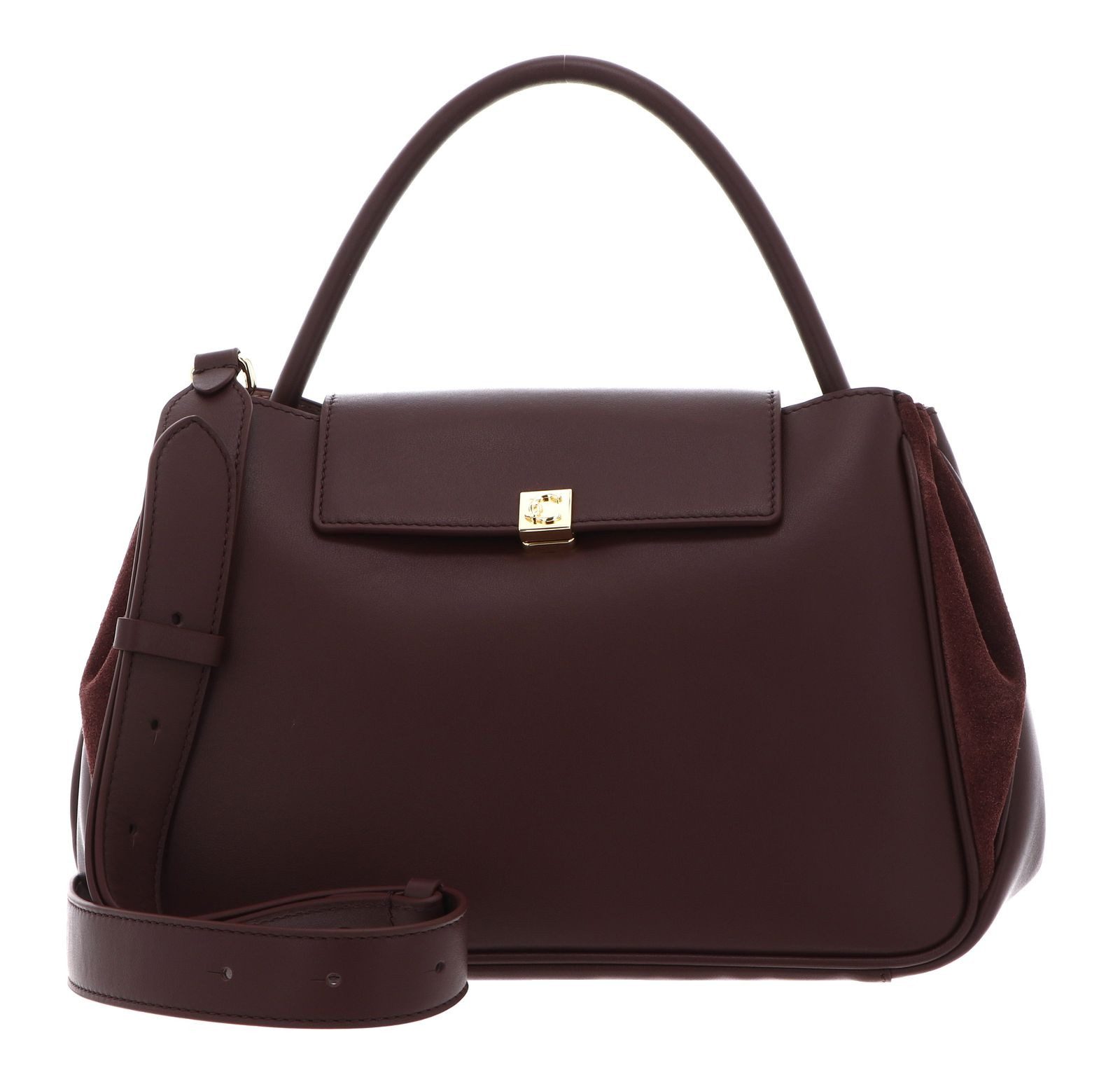 COCCINELLE Handtasche Smooth Leather / Suede Leather Handbag, aus echtem Rindsleder