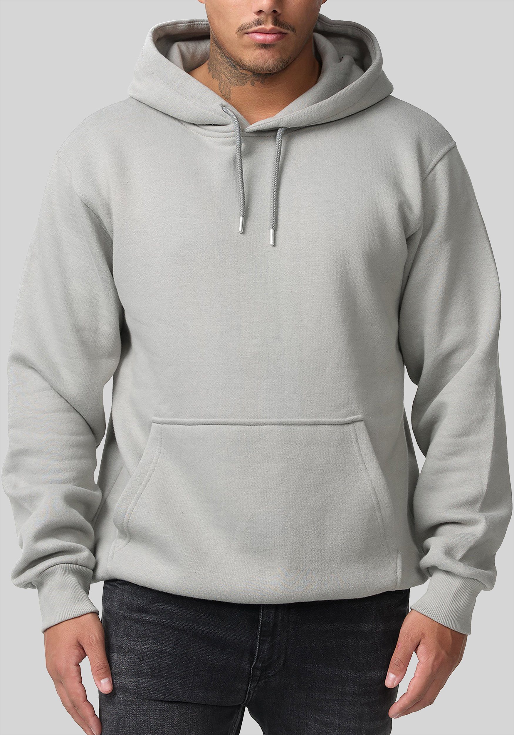 Smith & Solo Kapuzensweatshirt Hoodie Herren Kapuzenpullover (1-tlg) Baumwollmischung