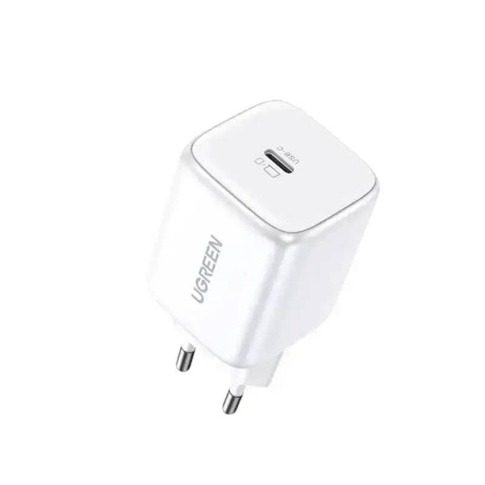 UGREEN Schnellladegerät Steckernetzteil Reiseladeadapter USB-Ladegerät (3000.0 mA, Spar-Set, 1-tlg., 20 W kompakt, GaN-Technik, 20 W Schnellladung, kompakt, Schutzschaltung)