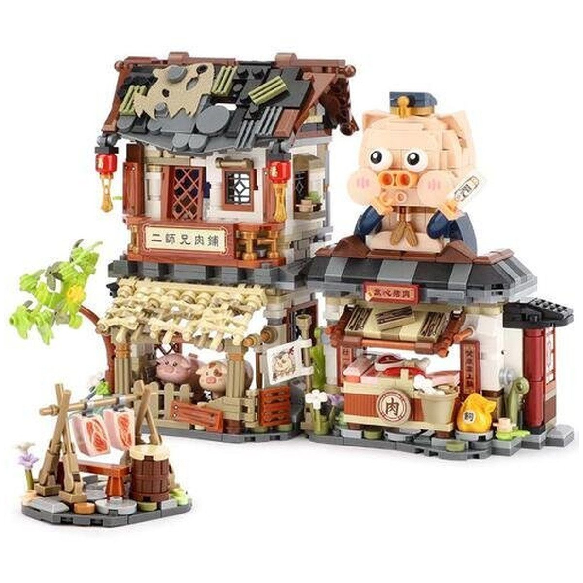 Wisam LOZ 1942 Butchers Shop - Metzgerei Spielbausteine