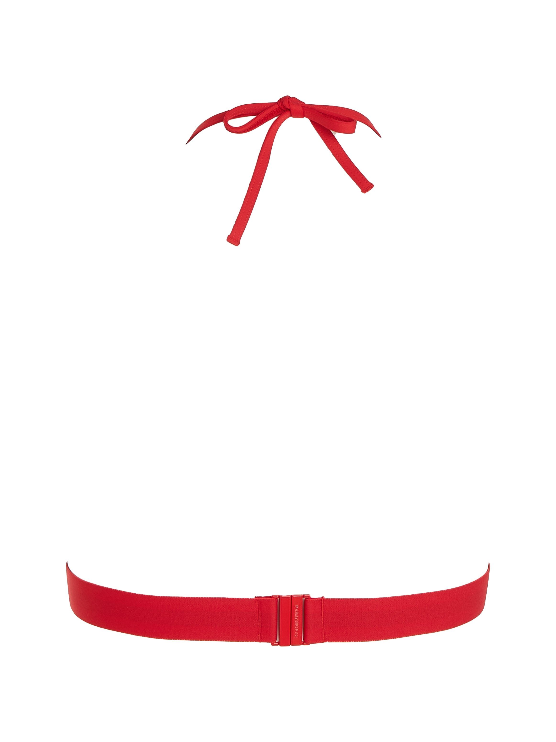 Tommy Hilfiger Swimwear Triangel-Bikini-Top TH TRIANGLE FIXED FOAM, mit Tommy Hilfiger-Branding