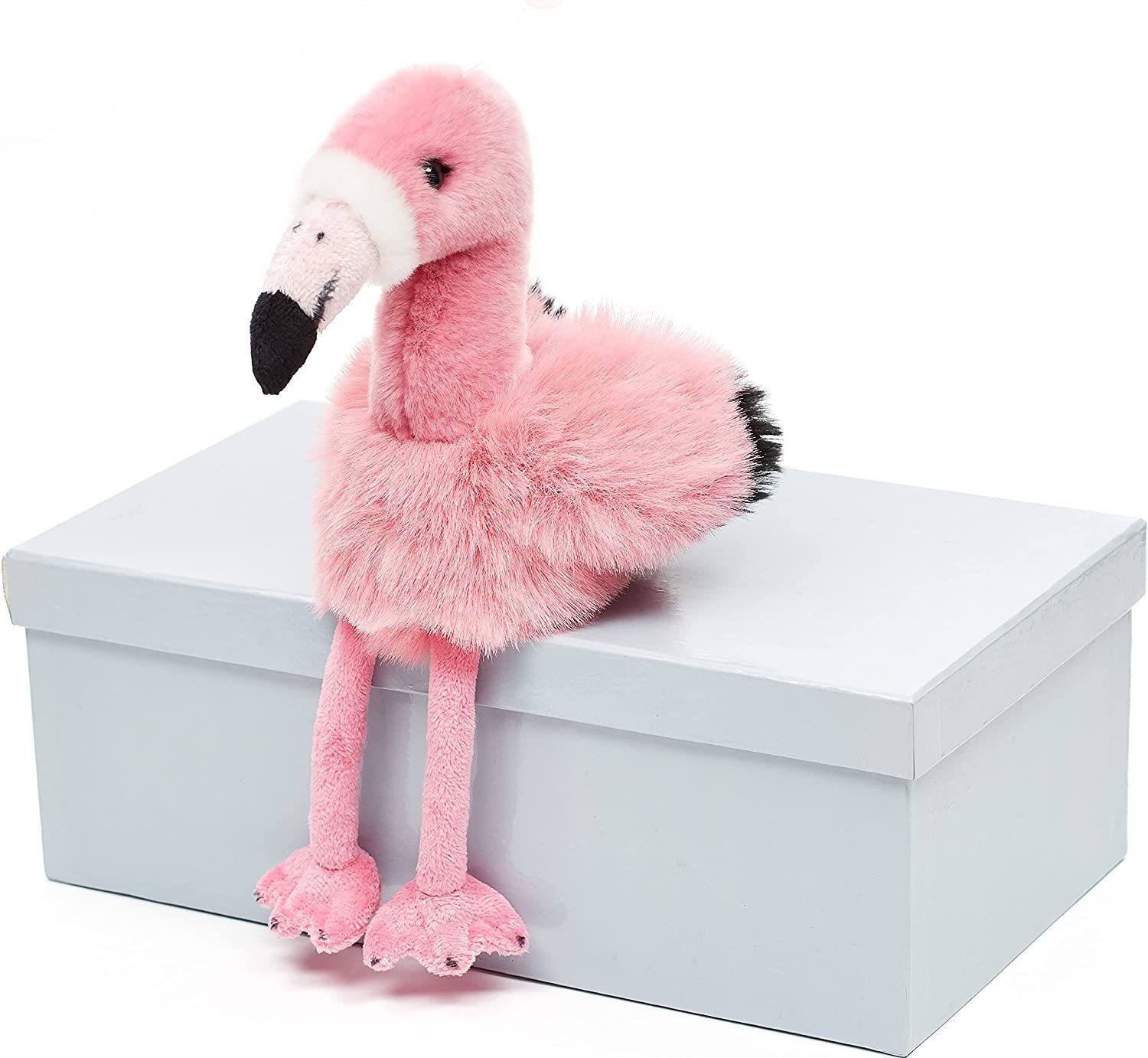 Füllmaterial 100 % Plüschtier, (Höhe) recyceltes - Plüsch-Vogel pink 18 - Flamingo Kuscheltier Uni-Toys - zu cm