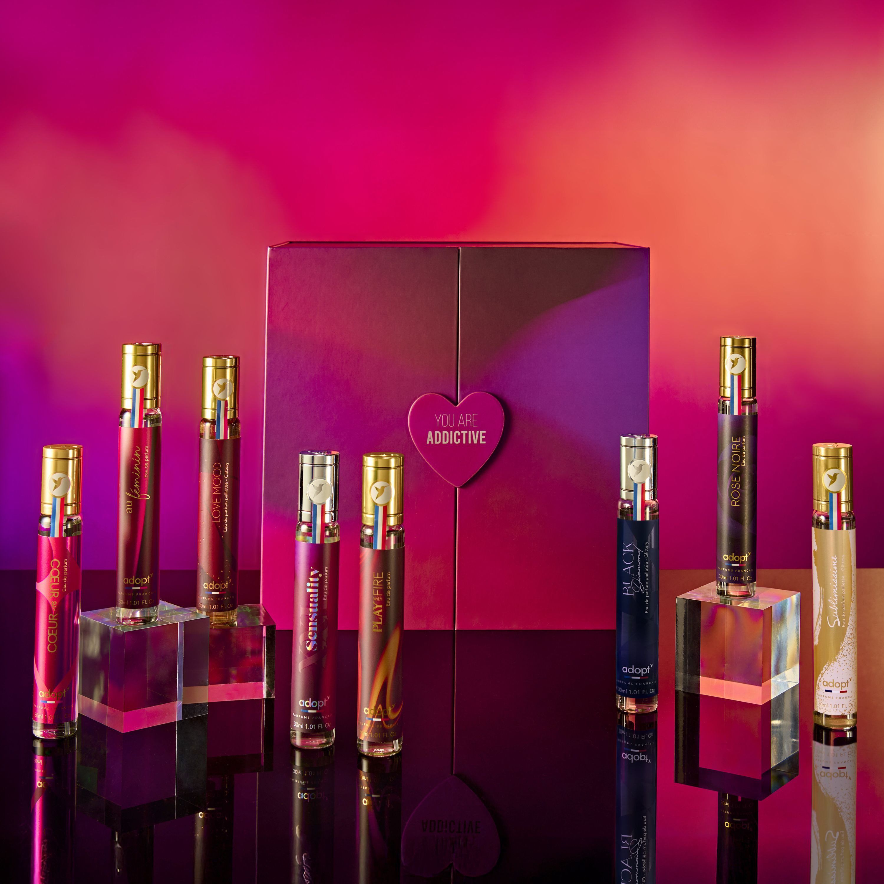 Eau de Parfum adopt Love Kalender 8x 30 ml Eau de Parfum Düfte Geschenkset