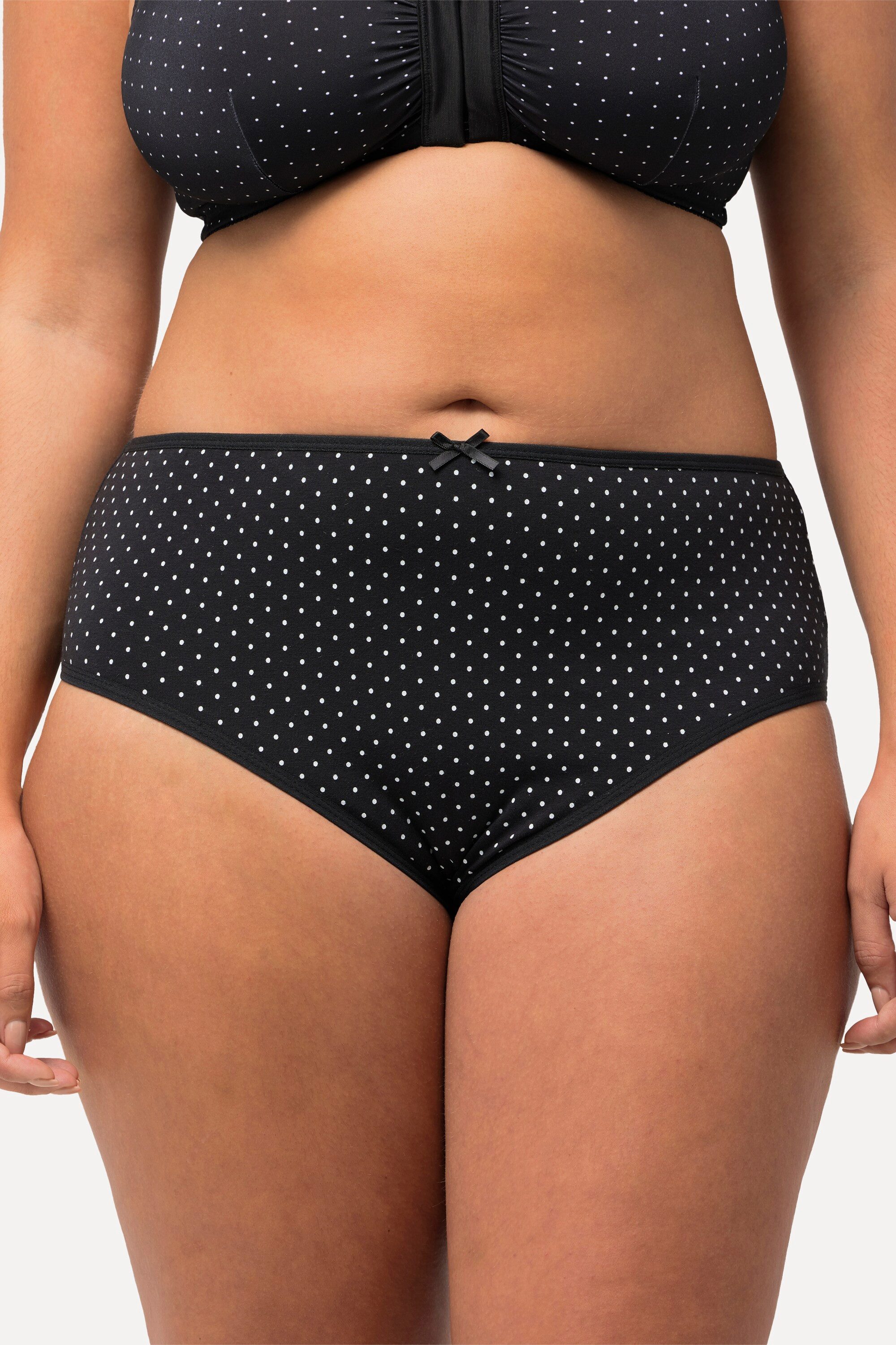 Midislip Midislips 5er-Pack Punkte/einfarbig