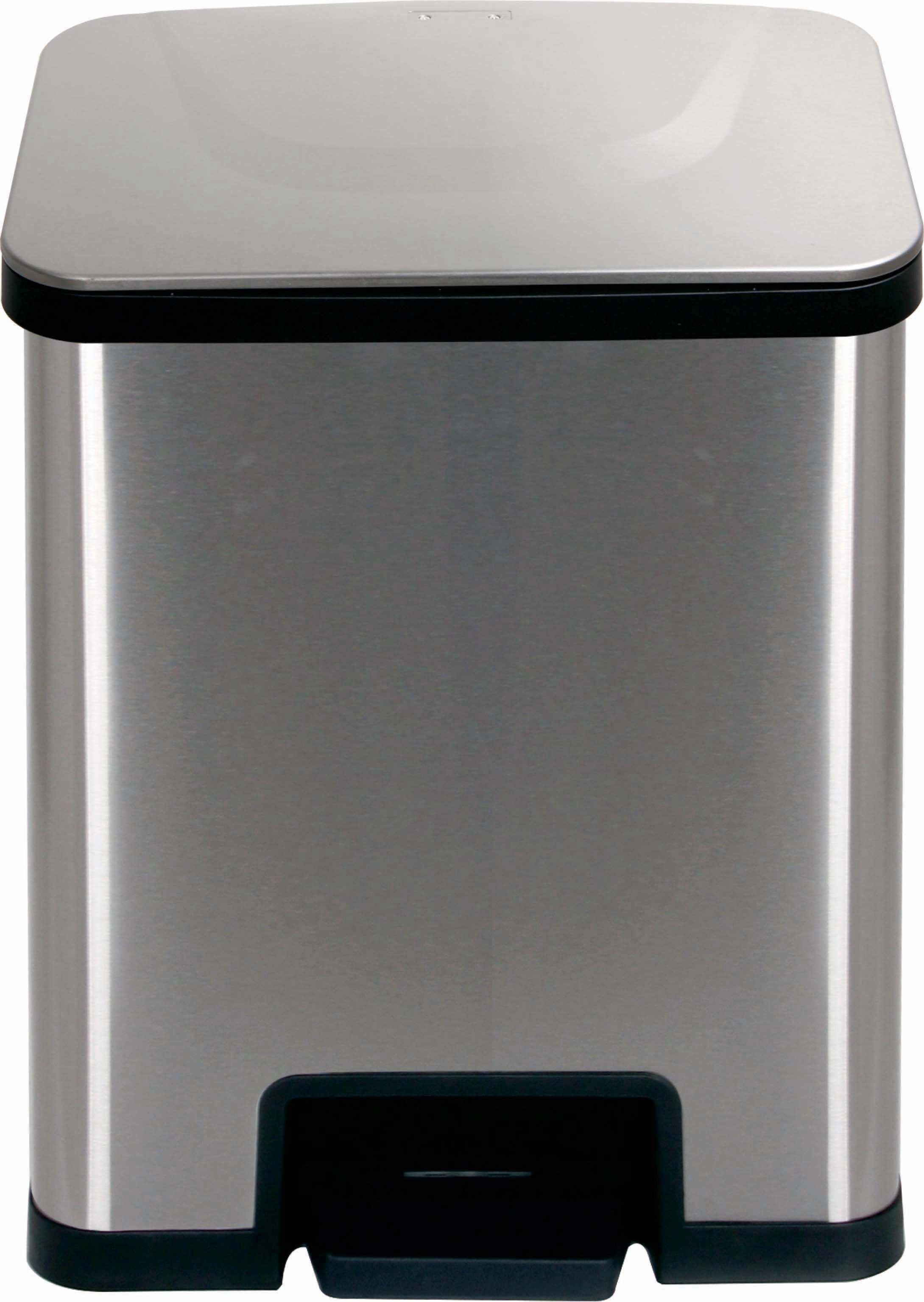 ECHTWERK Mülleimer POWER STEP, Tretabfalleimer, Abfalleimer, Edelstahl, Soft Close, Fingerabruckfrei