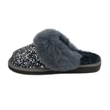 Hollert Hausschuh Damen Lammfell Hausschuhe DIAMOND Merino Echtleder Pantoffeln