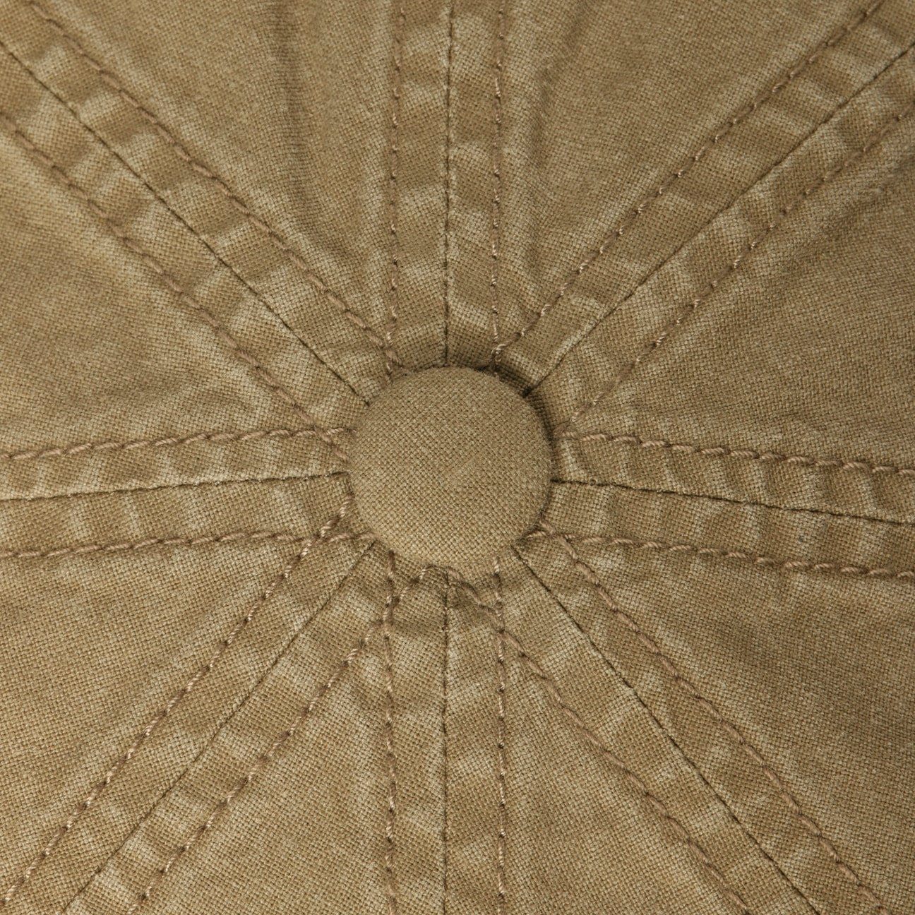 khaki Cap mit Flat Balloncap Stetson (1-St) Schirm
