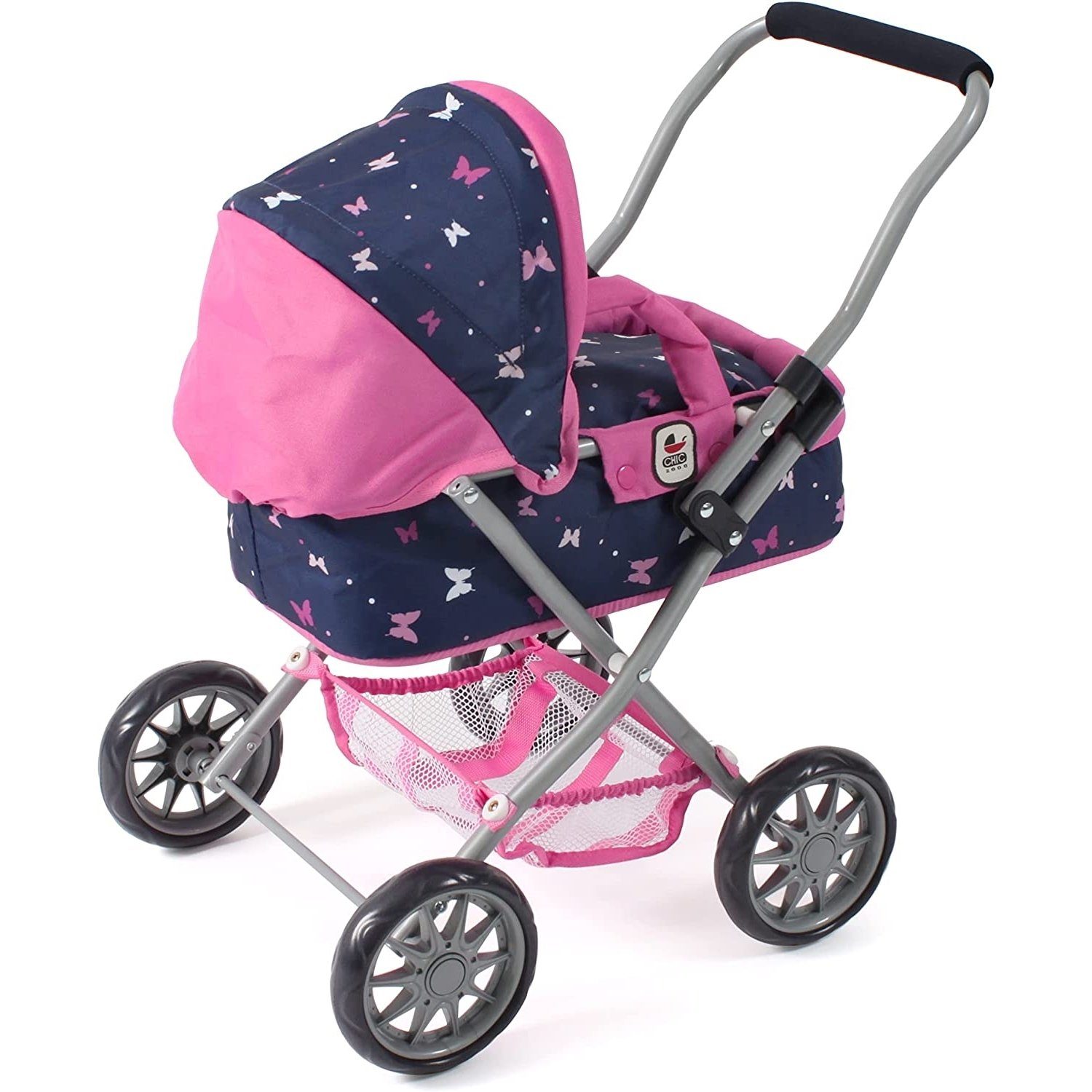 CHIC2000 Puppenwagen 555-33 Mini-Kuschelwagen "SMARTY", Butterfly – Bild 3 von 3