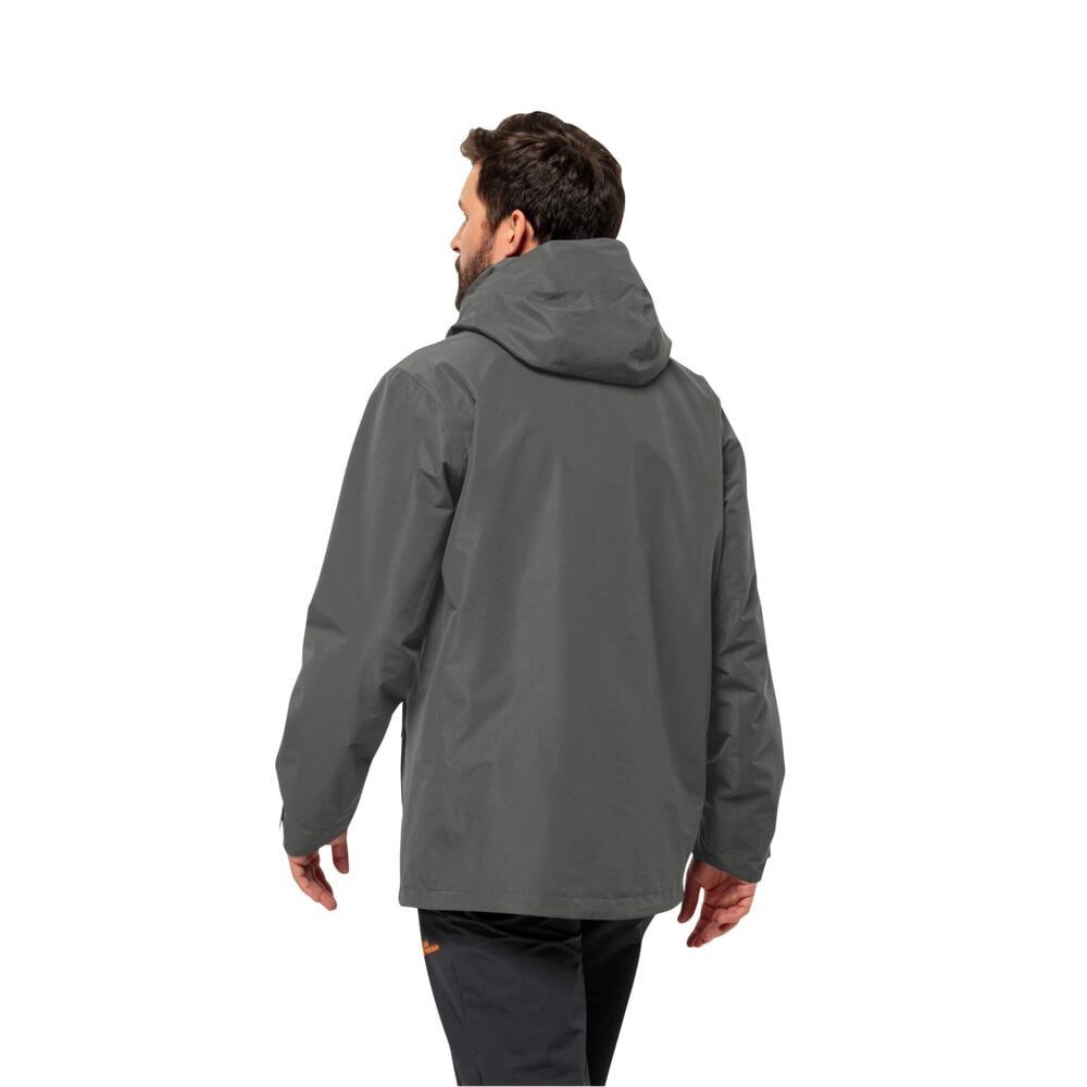 Jack Wolfskin Regenjacke Fernblick 2-Lagen (Wetterschutzjacke, wasserdicht, winddicht)